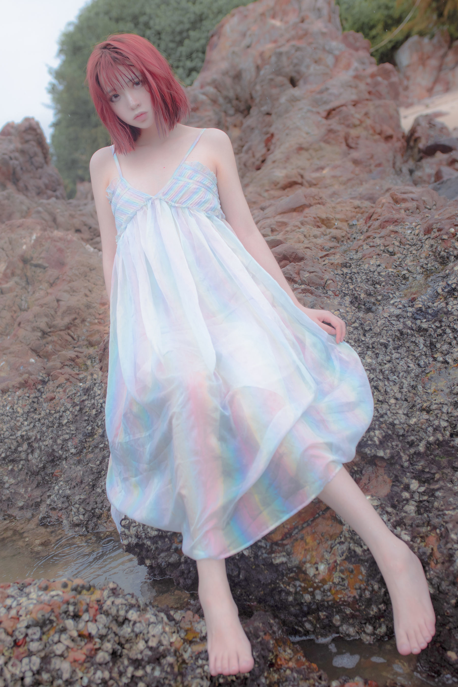 图片[7]-[网红COSER] 疯猫ss – 思绪之礁石人鱼-秀臀网-高品质图集网