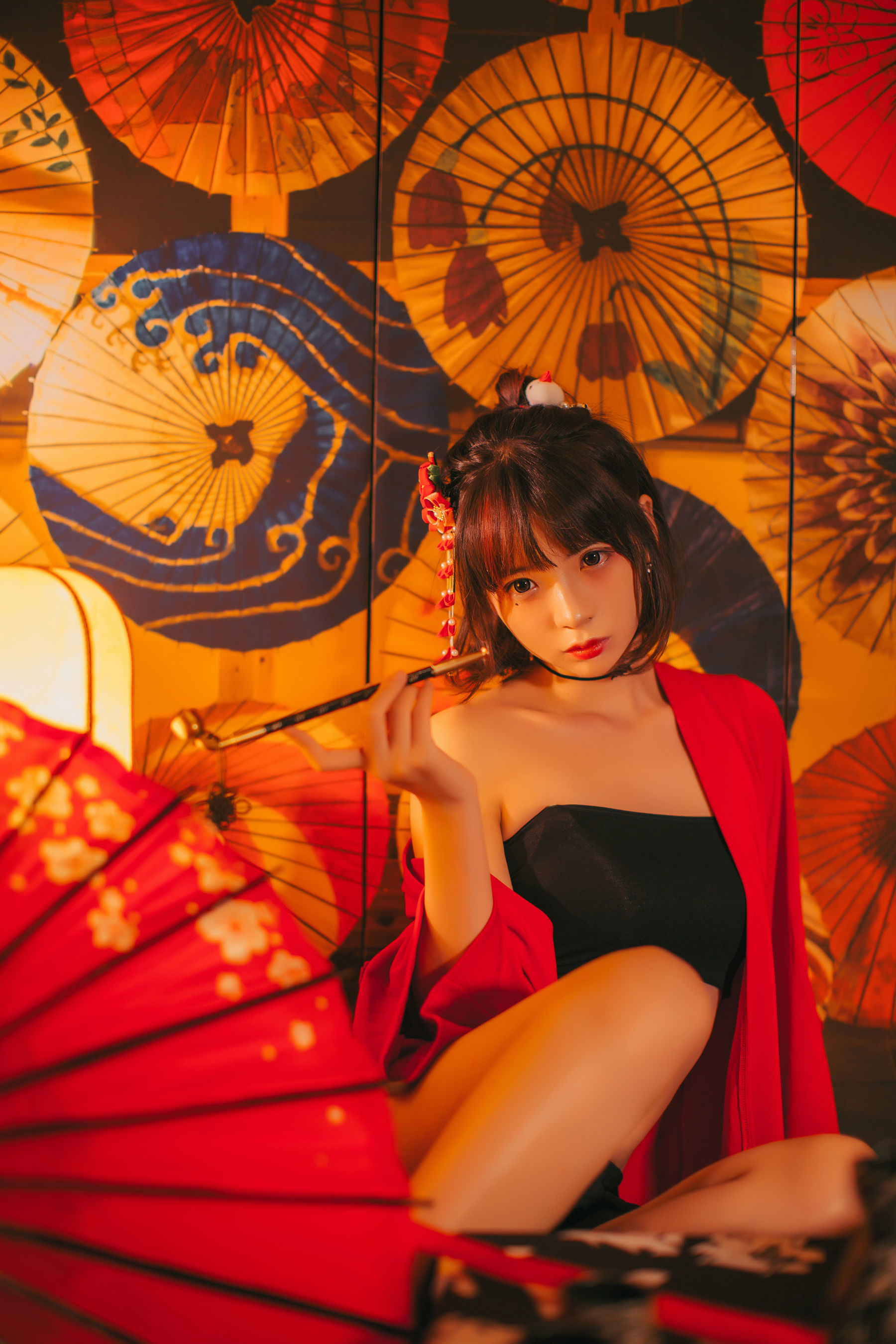 图片[9]-疯猫ss 红色羽衣-秀臀网-高品质图集网