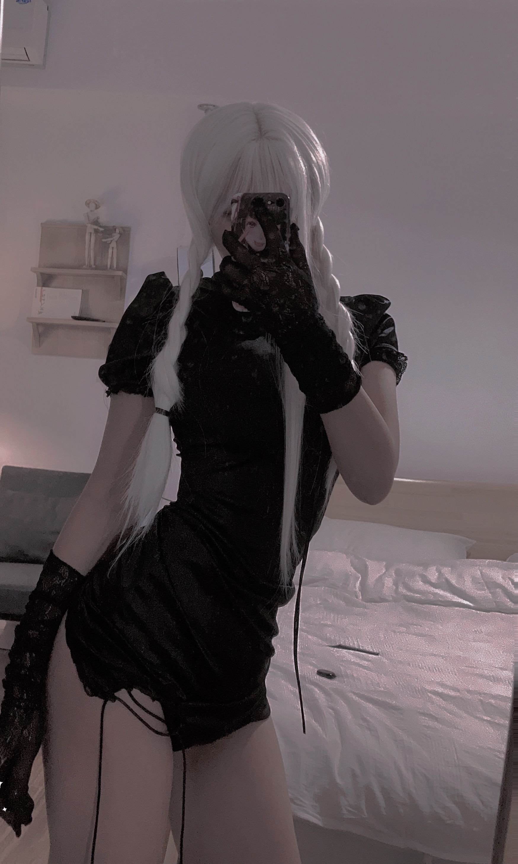 [COS福利] 动漫博主柒柒要乖哦 – 辣妹旗袍-蕾丝百合网-美图分享,Cosplay美图,私房写真,套图下载