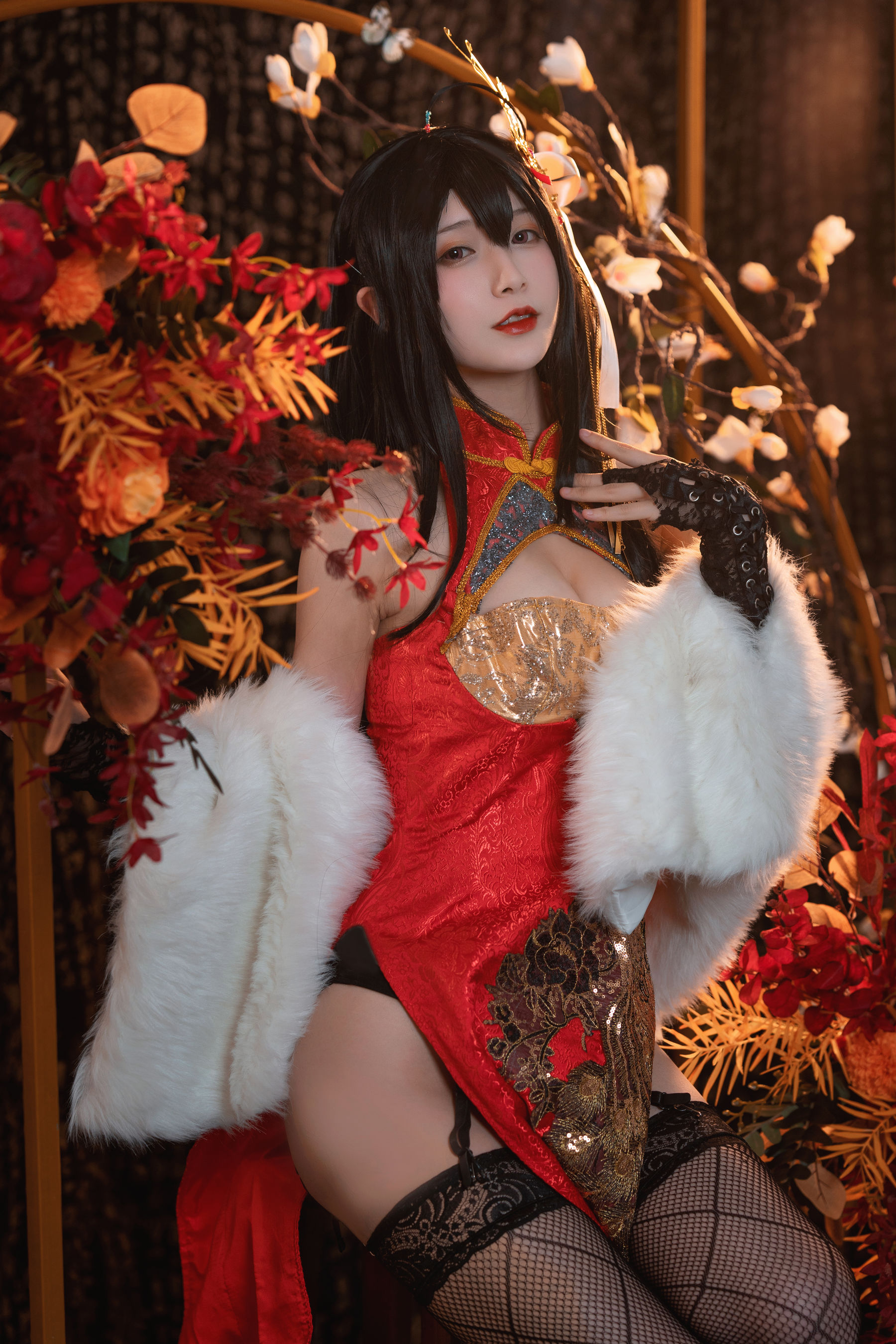 图片[9]-[COS福利] 动漫博主铁板烧鬼舞w – 大凤旗袍-秀臀网-高品质图集网