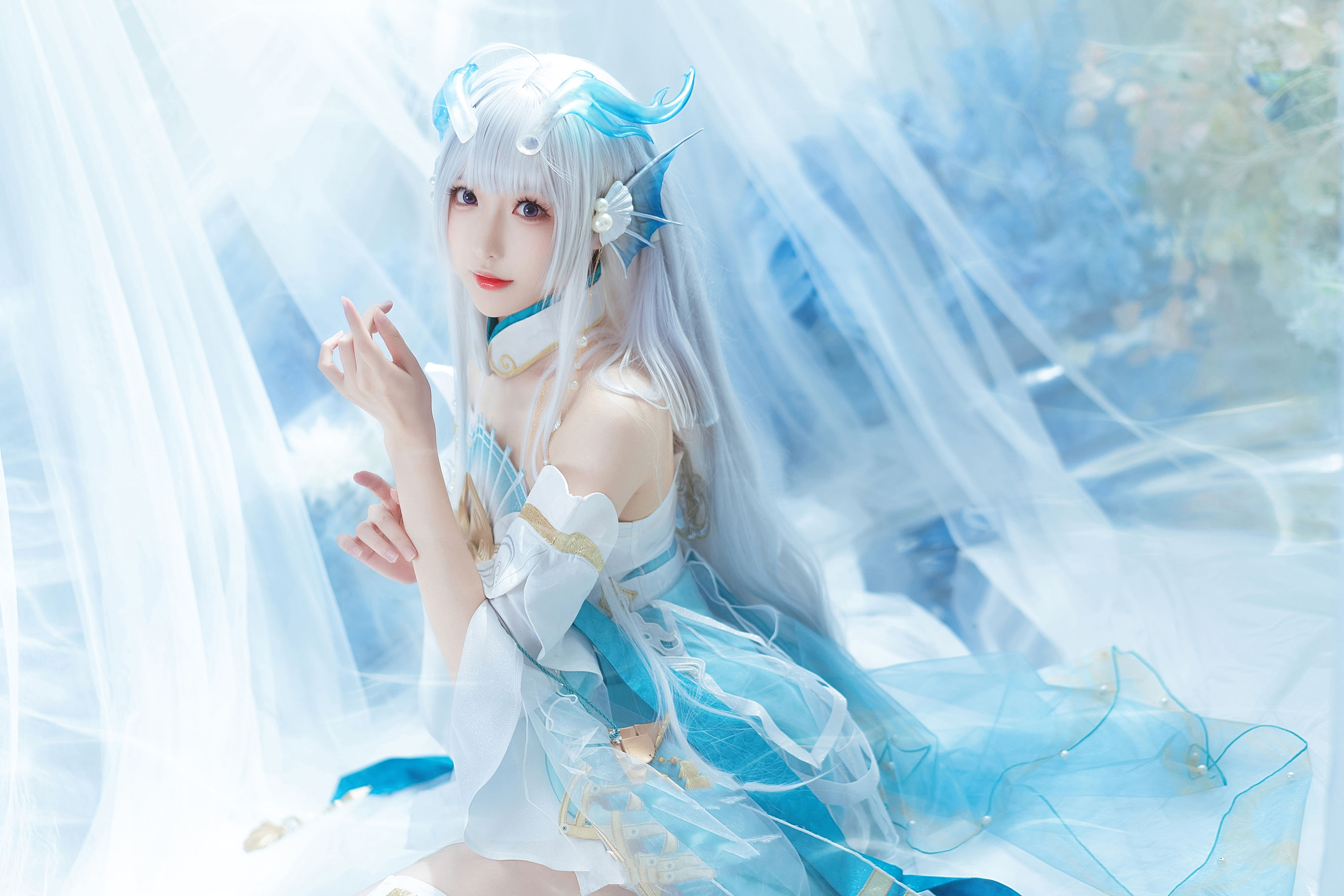 [福利COS] Coser小姐姐南宫 – 西施-蕾丝百合网-美图分享,Cosplay美图,私房写真,套图下载