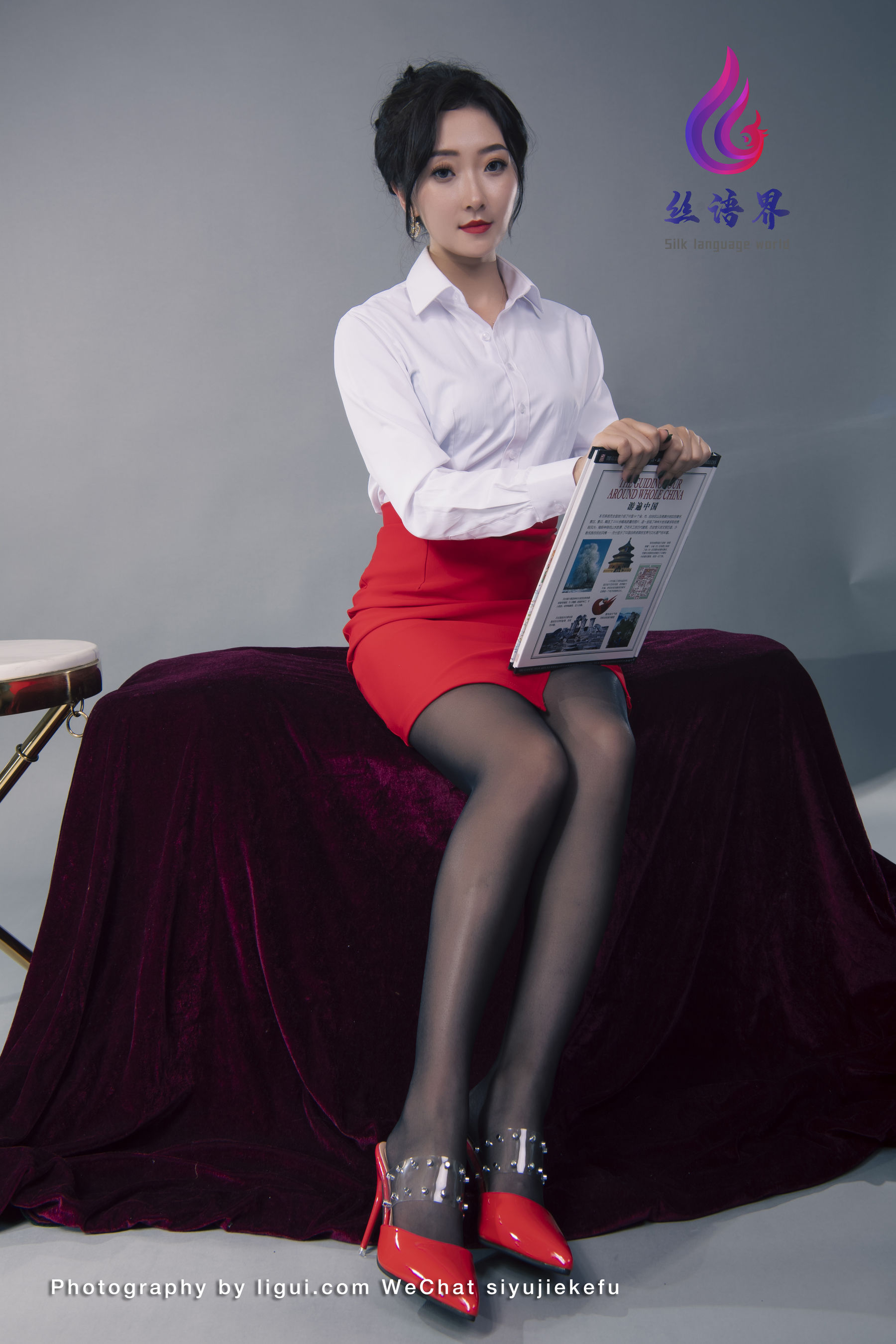 图片[6]-[丽柜Ligui] 愉心 那一抹红色-秀臀网-高品质图集网