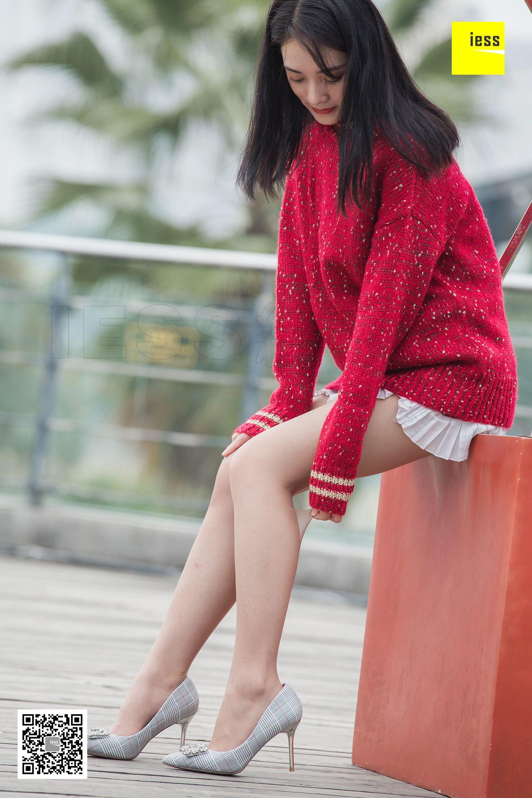 图片[9]-[异思趣向IESS] 模特 姗姗《街拍姗姗和小助理》-秀臀网-高品质图集网