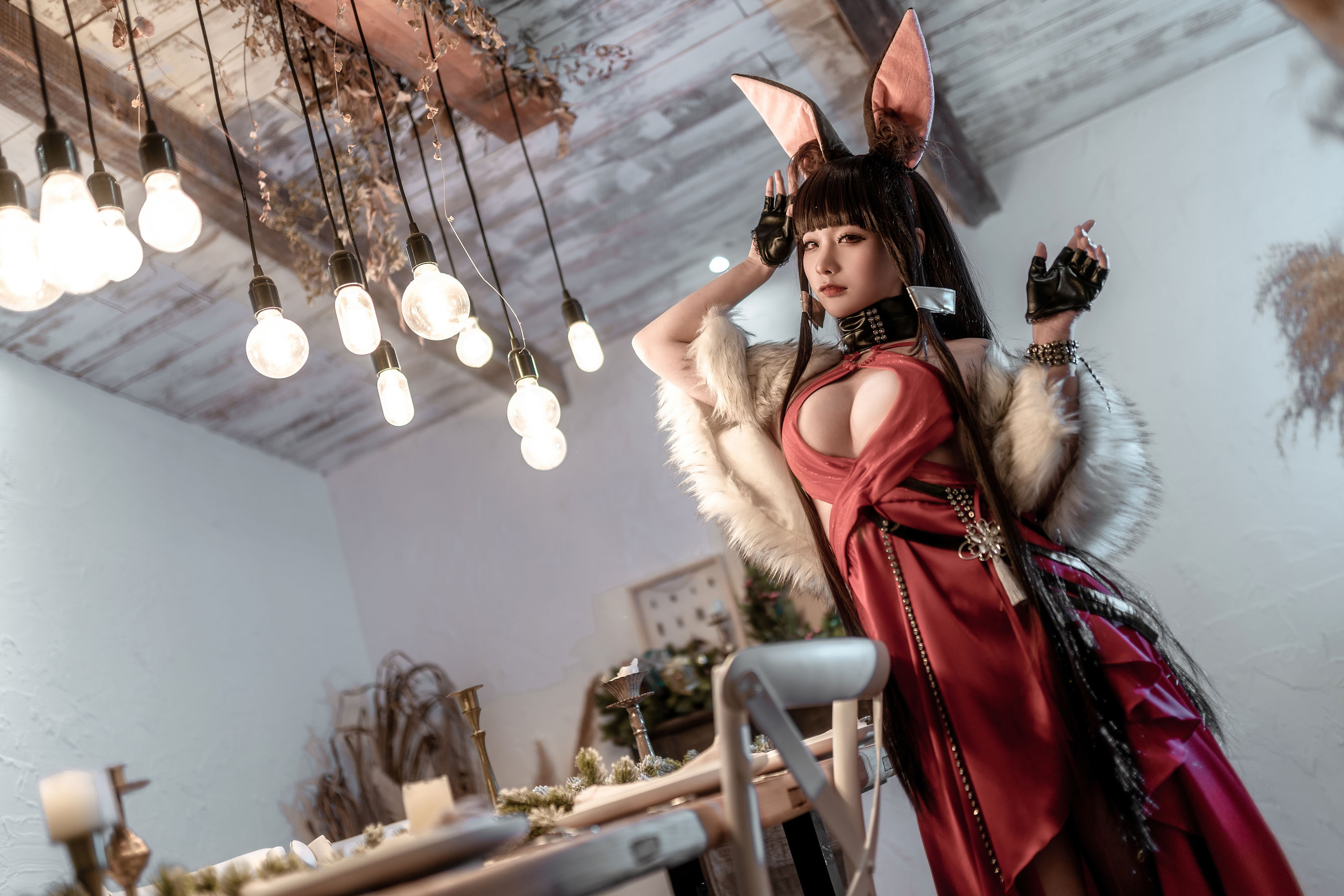 图片[4]-动漫博主蠢沫沫 – Akagi Ruby-Laced Beauty (Azur Lane)-蕾丝百合网-美图分享,Cosplay美图,私房写真,套图下载