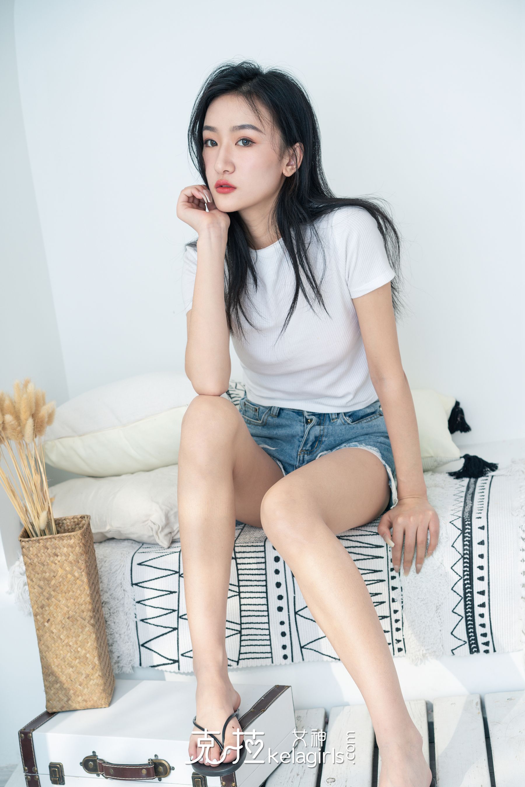 图片[7]-[克拉女神Kelagirls] 燕妮 简约凉拖-秀臀网-高品质图集网