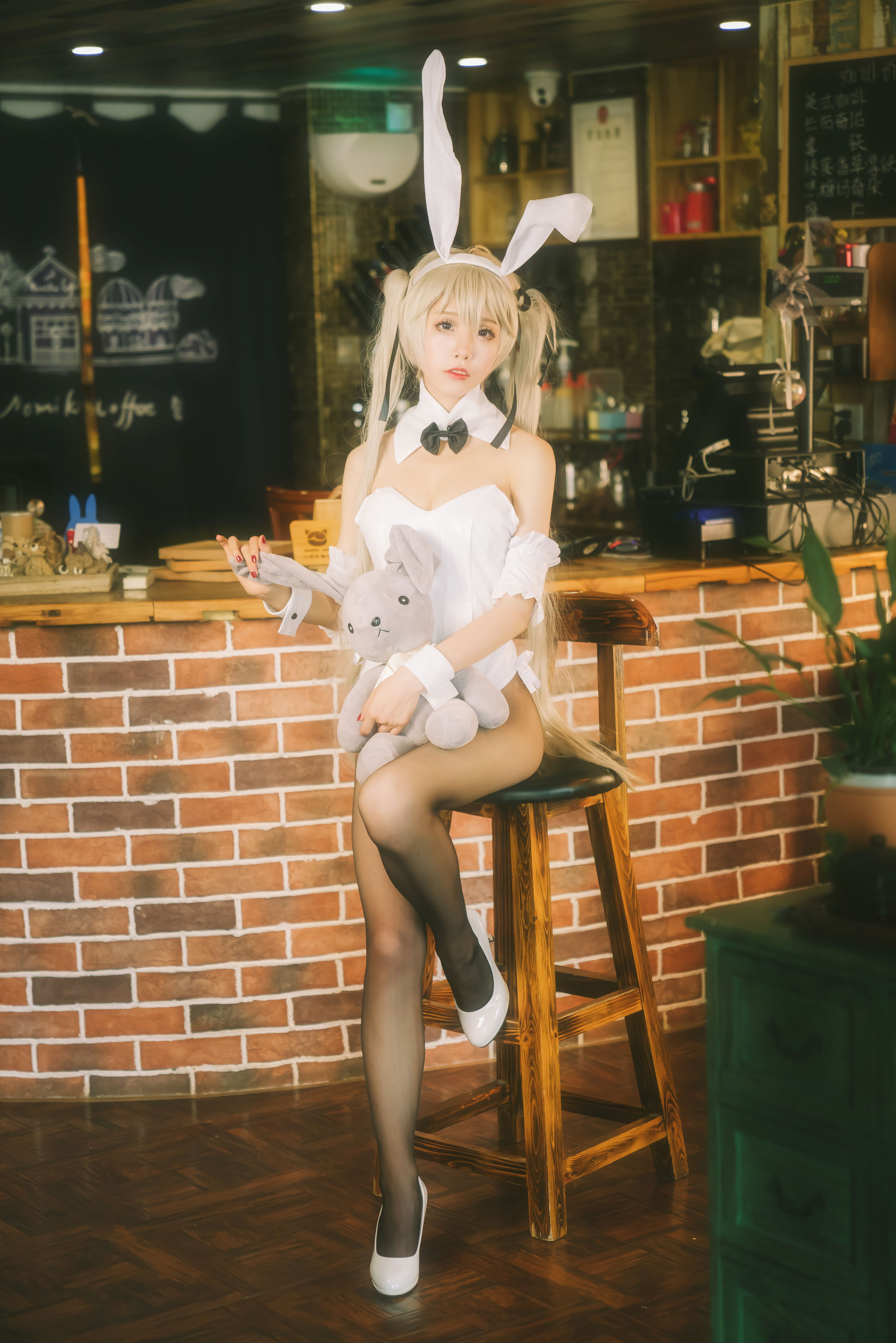 图片[2]-[Cosplay写真] 动漫博主水淼aqua – 穹妹兔女郎-蕾丝百合网-美图分享,Cosplay美图,私房写真,套图下载