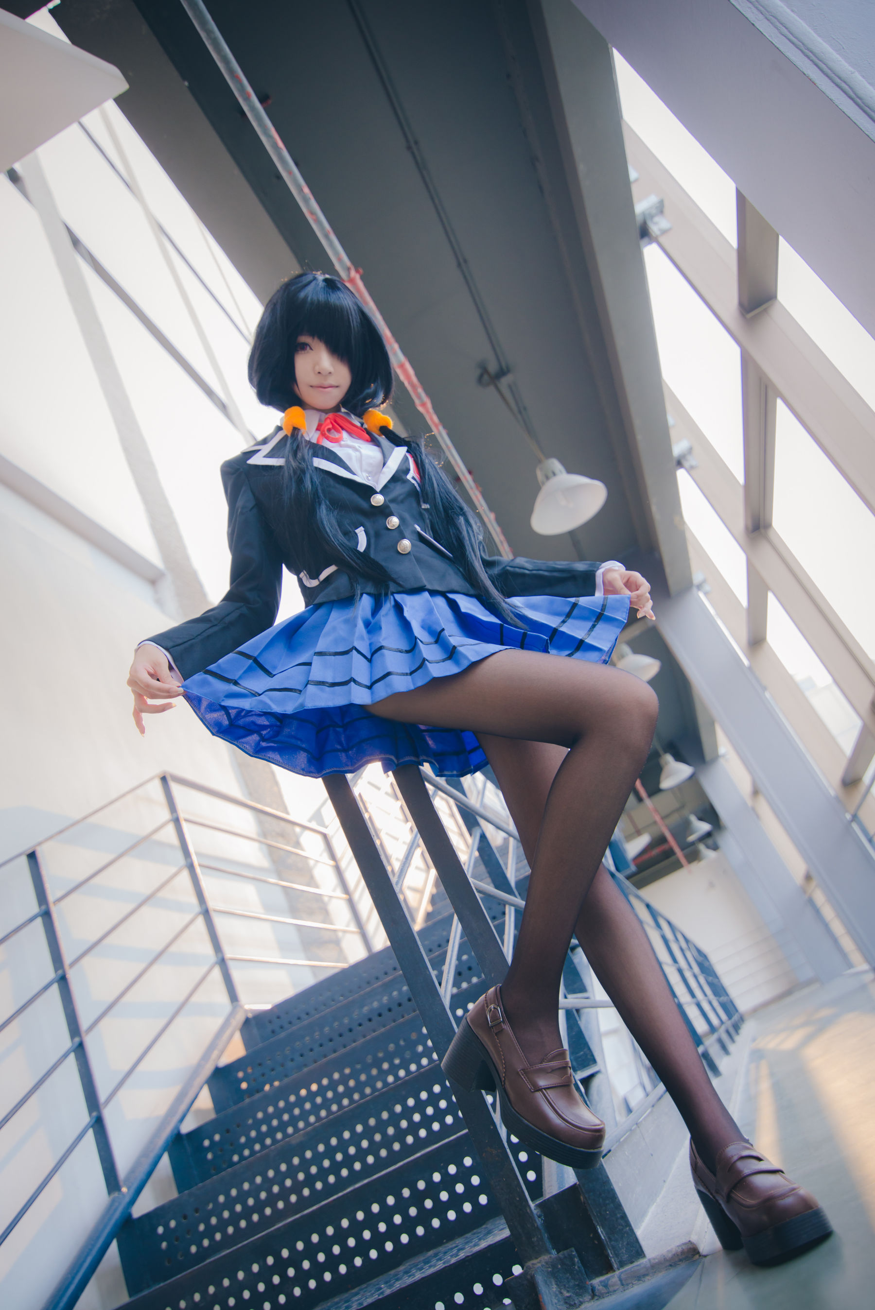 图片[9]-[COS福利] 长腿Coser青青子Js – 狂三校服-秀臀网-高品质图集网