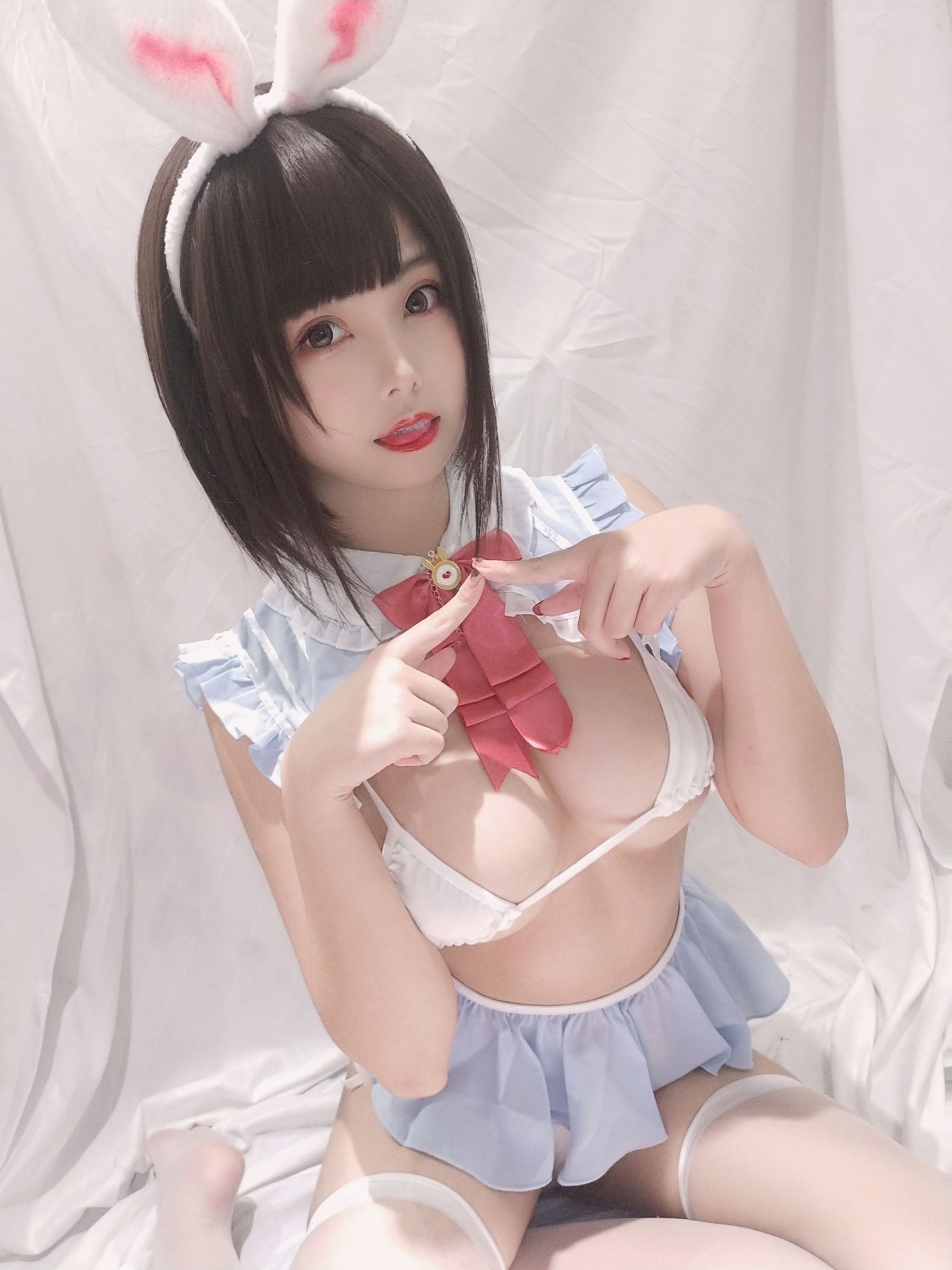 图片[9]-[Cosplay写真] 萌系小姐姐蜜汁猫裘 – 小白兔自拍-秀臀网-高品质图集网