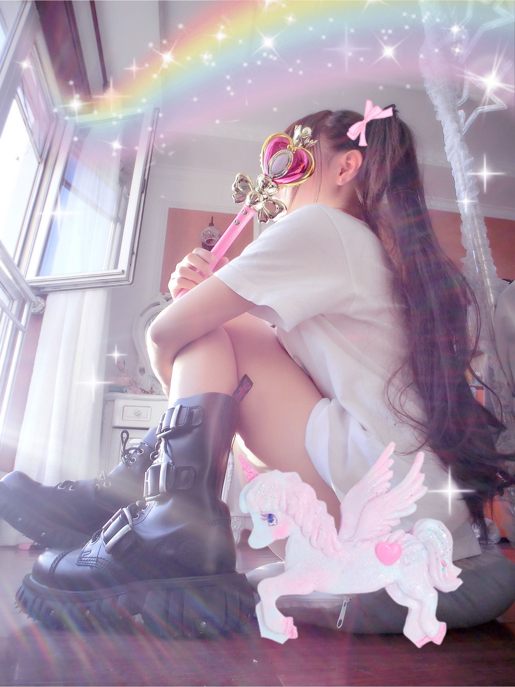 图片[9]-萌妹子Coser摇摇乐yoyo 魔法少女-秀臀网-高品质图集网