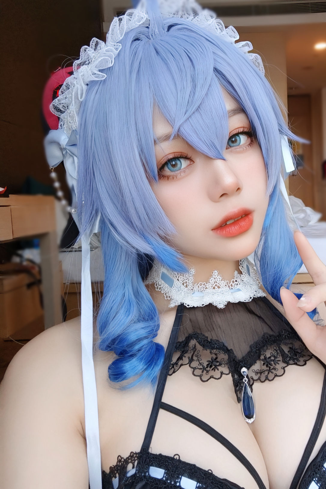 九言 – 甘雨-蕾丝百合网-美图分享,Cosplay美图,私房写真,套图下载