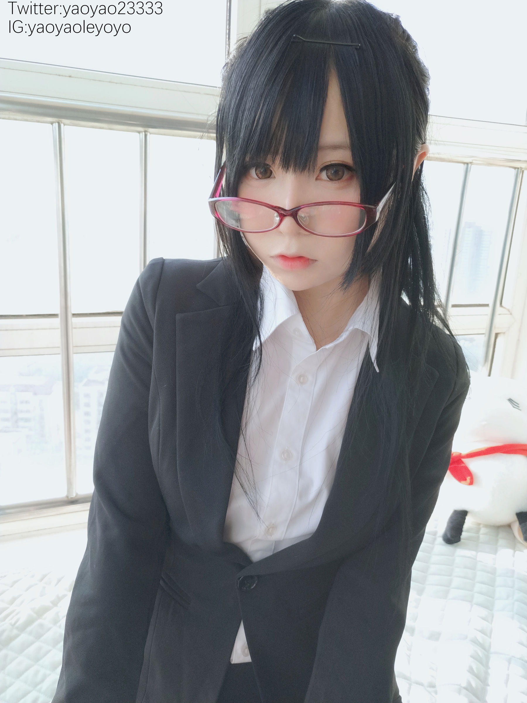 图片[5]-[福利COS] 萌妹子Coser摇摇乐yoyo – 补习老师-蕾丝百合网-美图分享,Cosplay美图,私房写真,套图下载