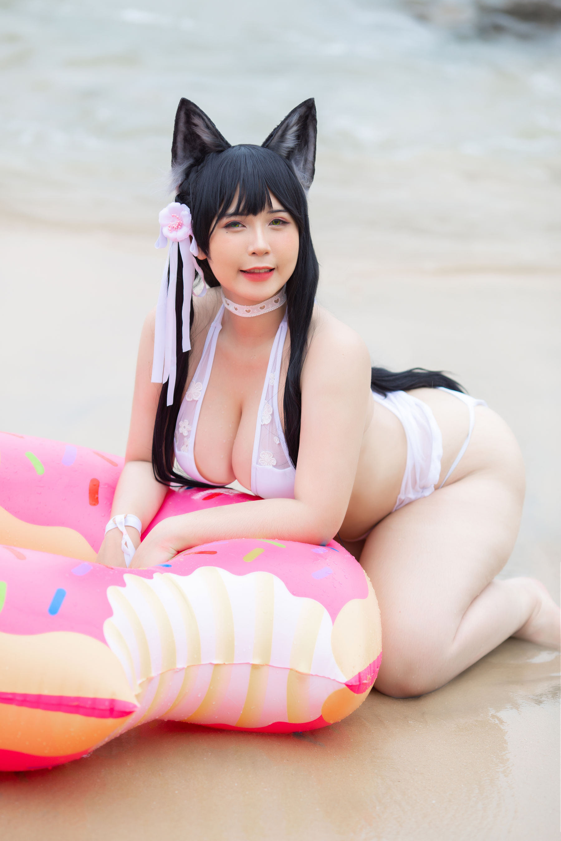 [COS福利] Uy Uy – Atago Bikini-蕾丝百合网-美图分享,Cosplay美图,私房写真,套图下载