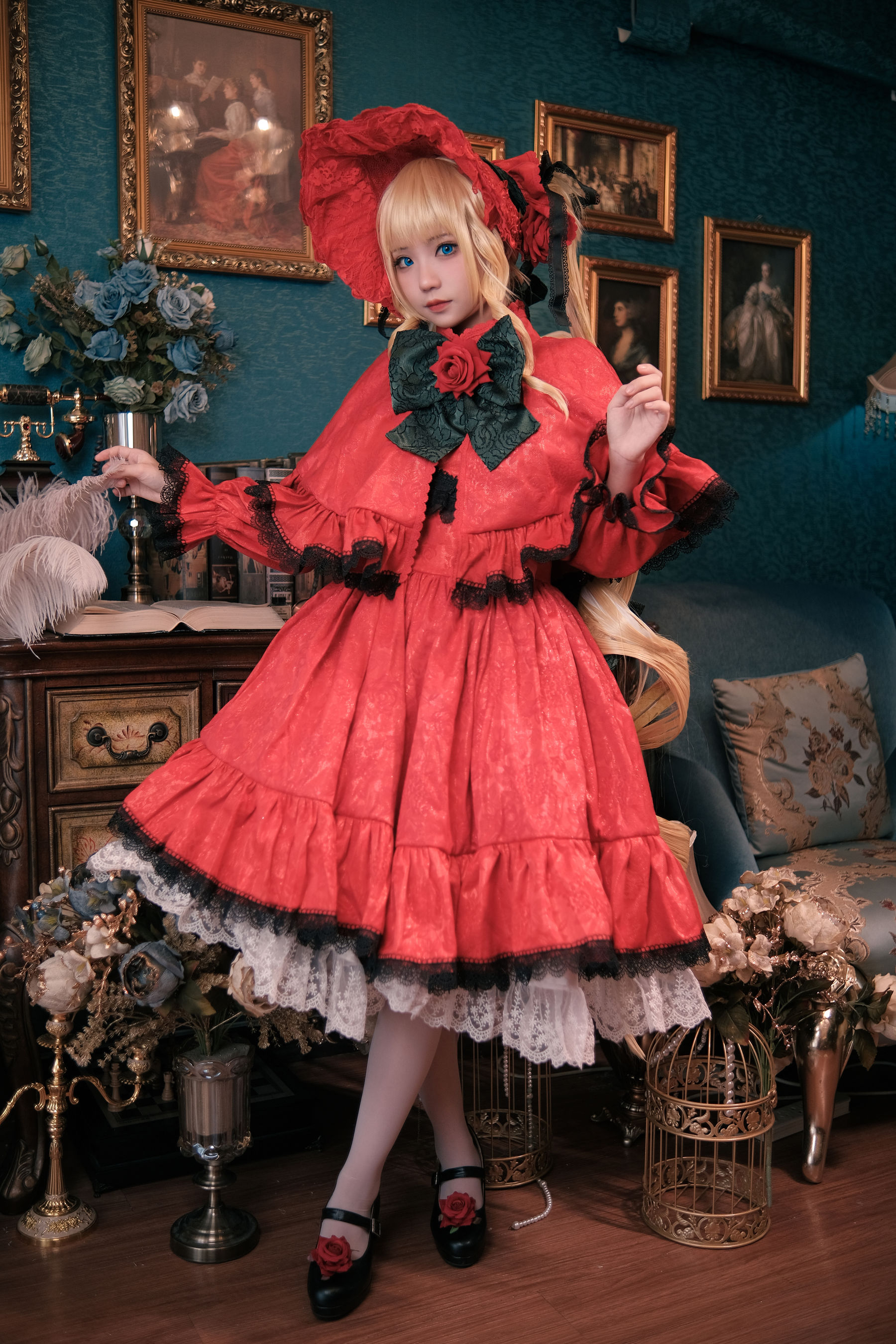 图片[9]-[网红COSER] 花柒Hana – 蔷薇少女-秀臀网-高品质图集网