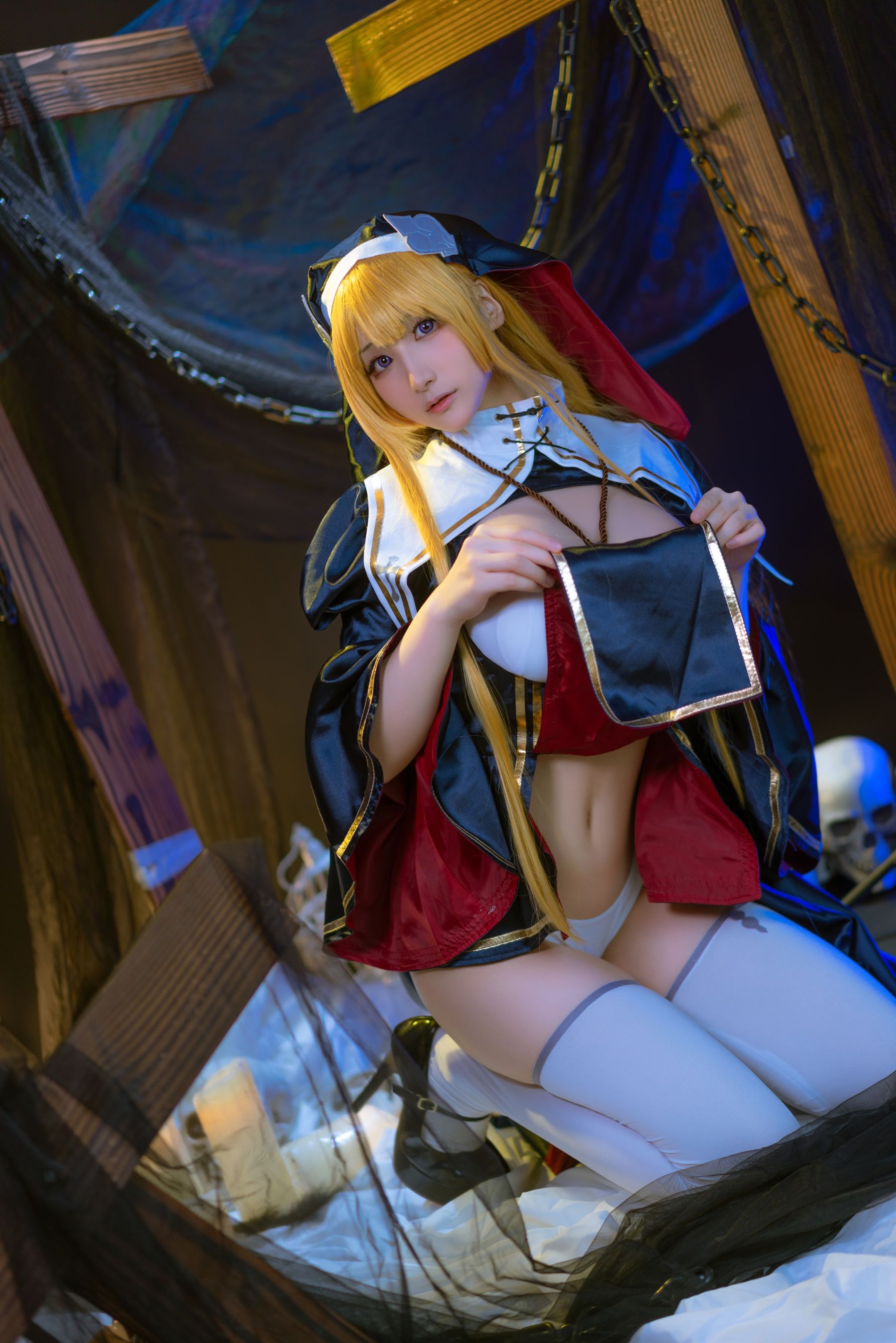 图片[5]-[福利COS] 幼愛youmeko – 修女 夏洛特-蕾丝百合网-美图分享,Cosplay美图,私房写真,套图下载