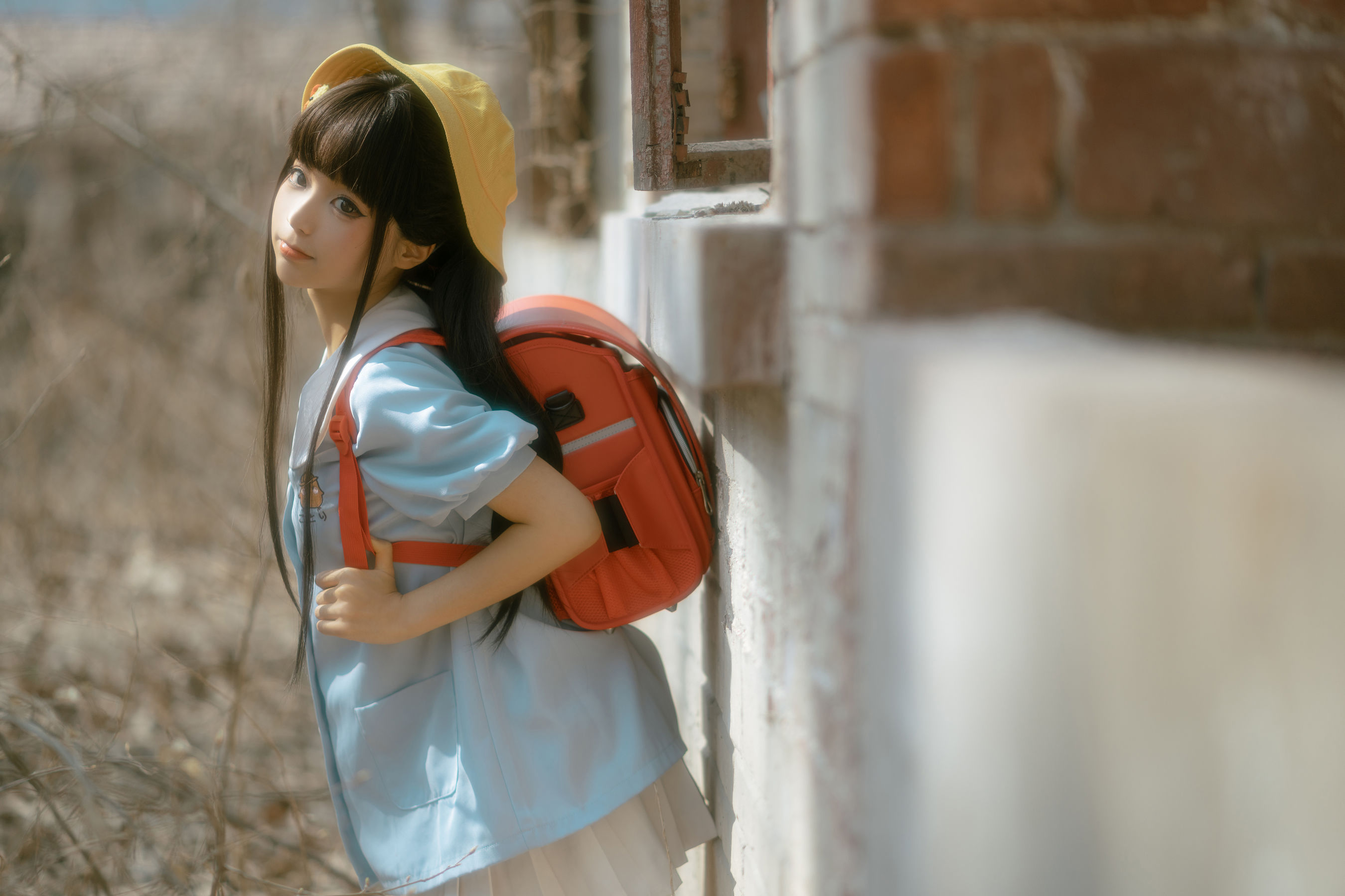 图片[5]-[福利COS] 动漫博主蠢沫沫 – 小黄帽 绅士版-蕾丝百合网-美图分享,Cosplay美图,私房写真,套图下载