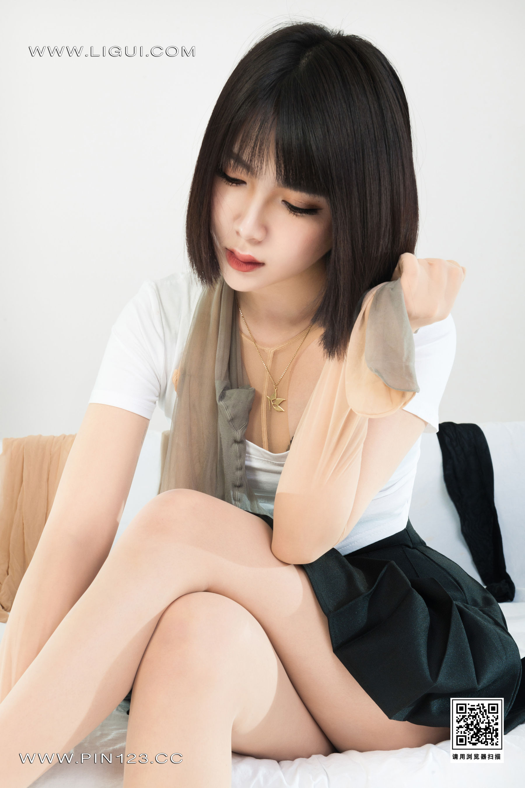图片[7]-[Ligui丽柜] 小七 香丝情结-秀臀网-高品质图集网