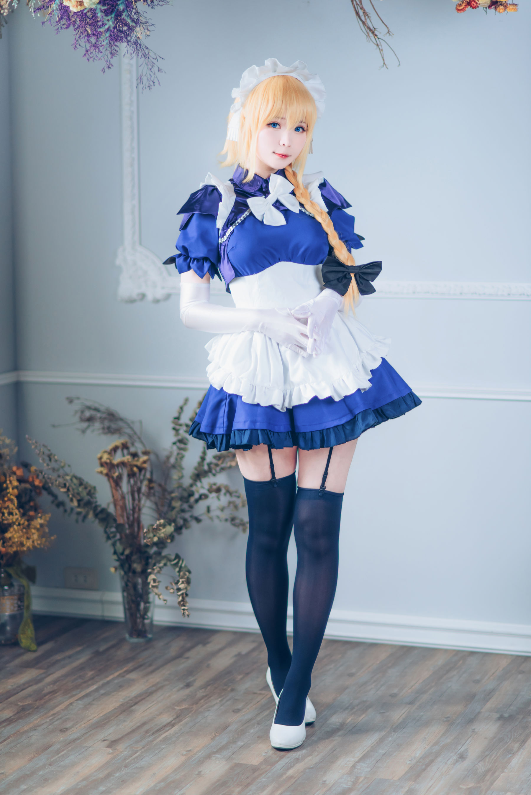 [网红COSER写真] 微博妹纸霜月shimo – 贞德-蕾丝百合网-美图分享,Cosplay美图,私房写真,套图下载