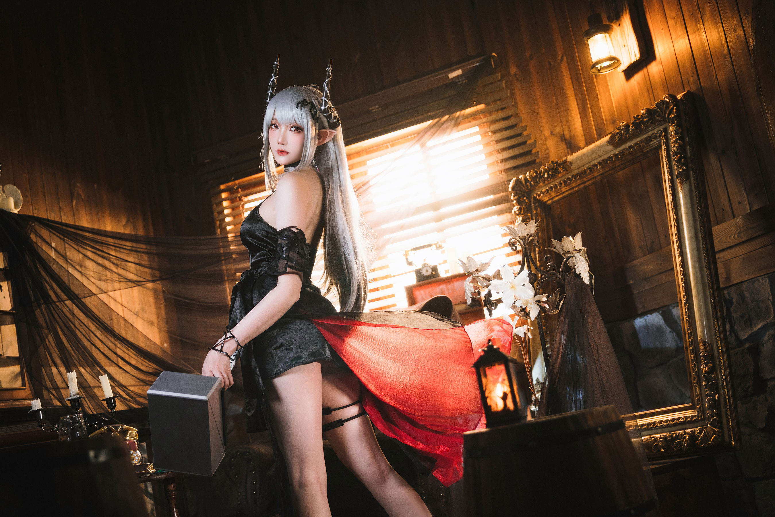 图片[8]-Coser瓜希酱福利 – 明日方舟 泥岩音律联觉 零号特工-秀臀网-高品质图集网