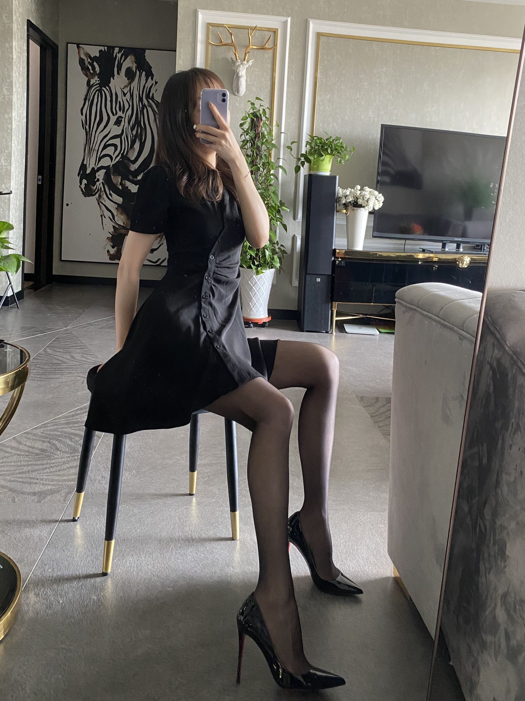图片[3]-[福利COS] 丝足博主麋鹿_Monroe 2020.08.27 黑丝梦想-蕾丝百合网-美图分享,Cosplay美图,私房写真,套图下载