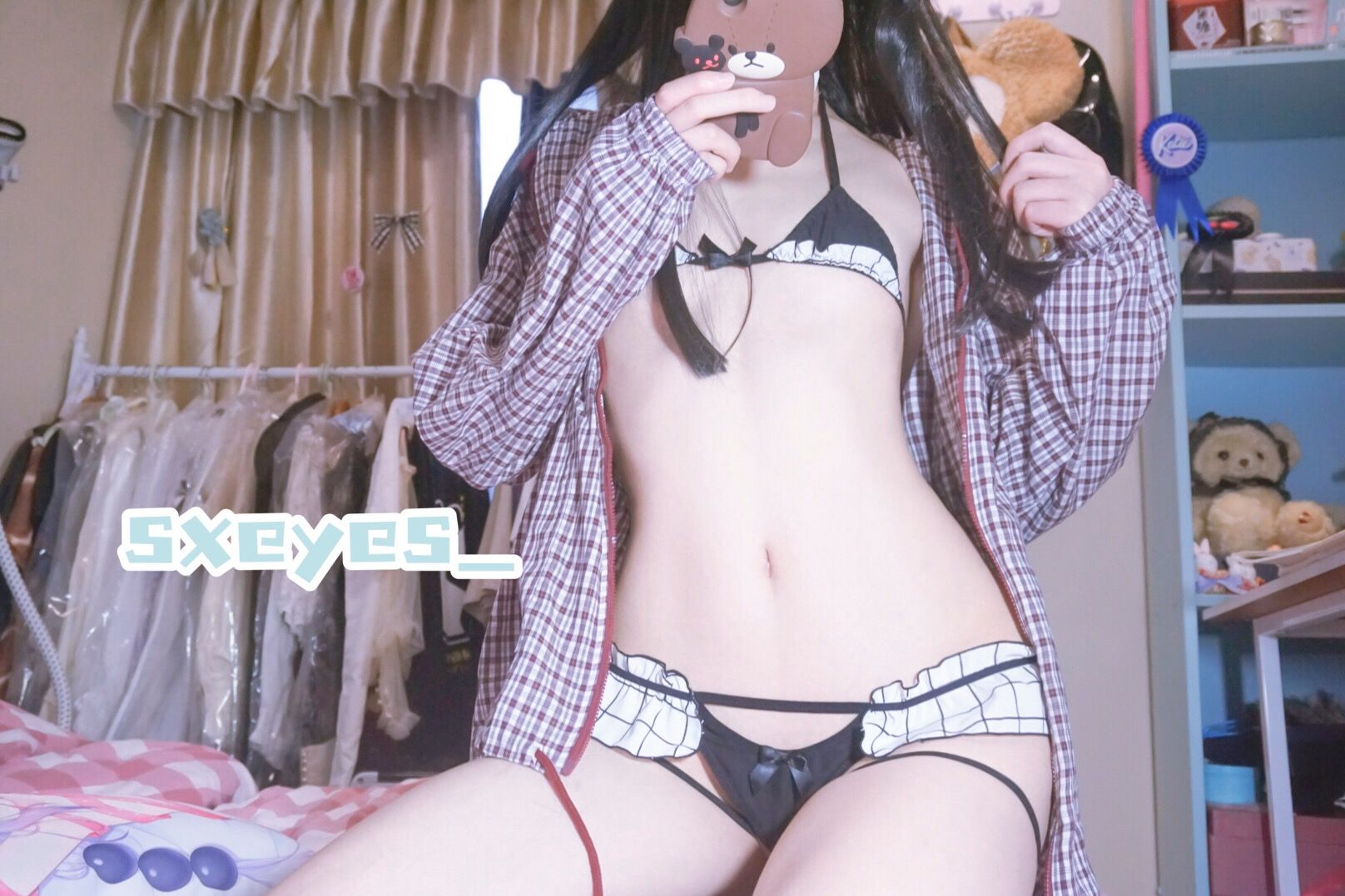 图片[8]-[网红COSER写真] 萌妹子眼酱大魔王w – 情趣内衣-秀臀网-高品质图集网