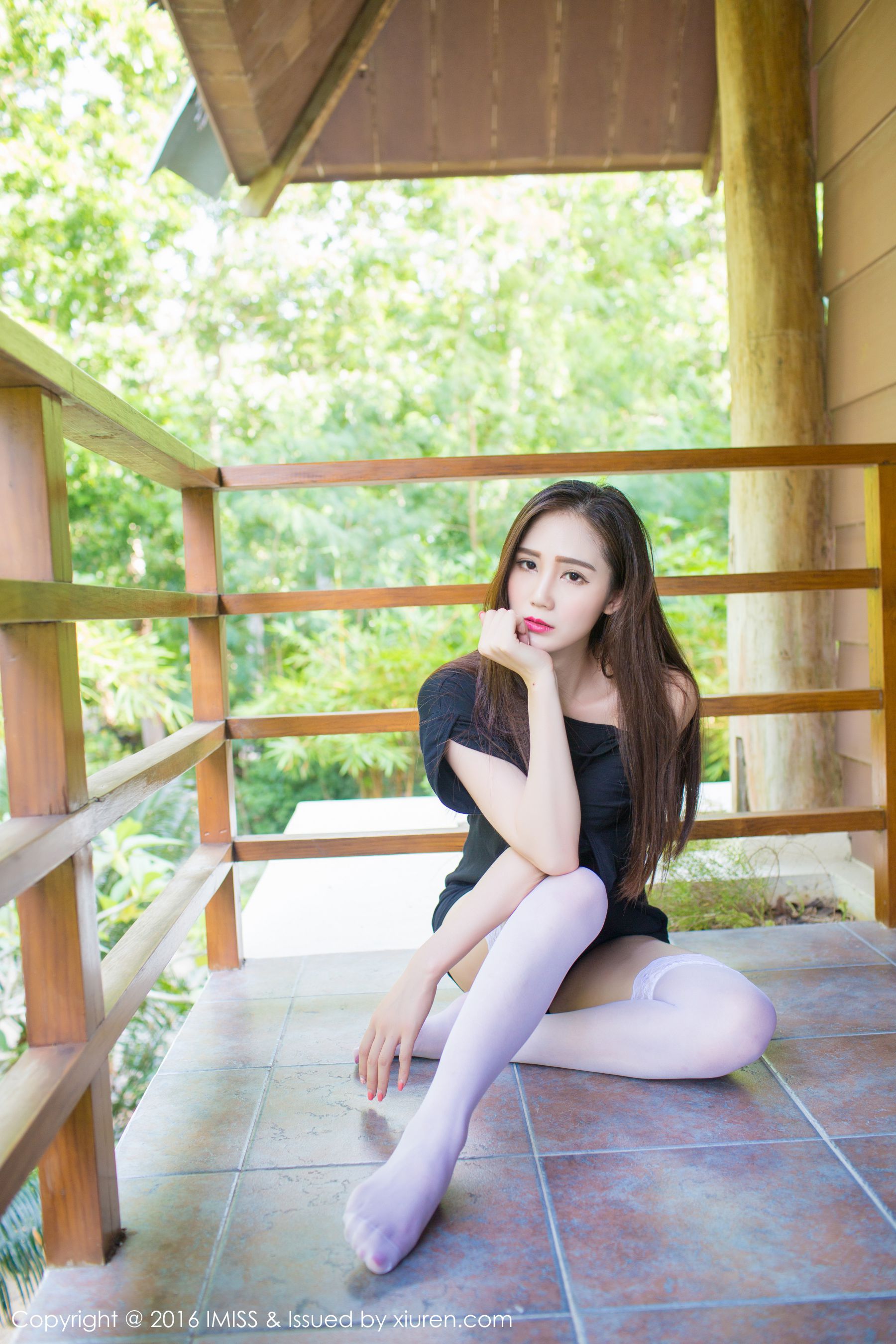 图片[9]-SISY思《蕾丝白丝袜 白衬衫 性感内衣》 [爱蜜社IMiss] Vol.062-秀臀网-高品质图集网