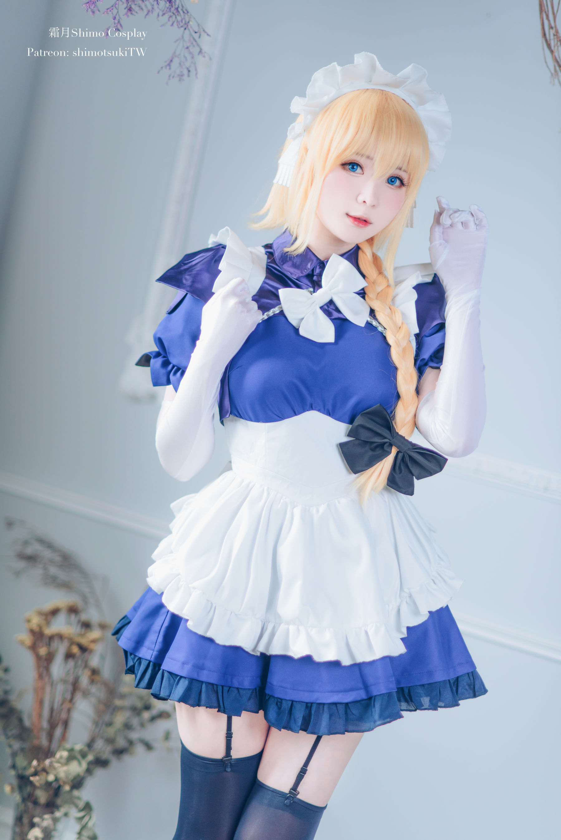 图片[2]-[网红COSER写真] 微博妹纸霜月shimo – 贞德-蕾丝百合网-美图分享,Cosplay美图,私房写真,套图下载