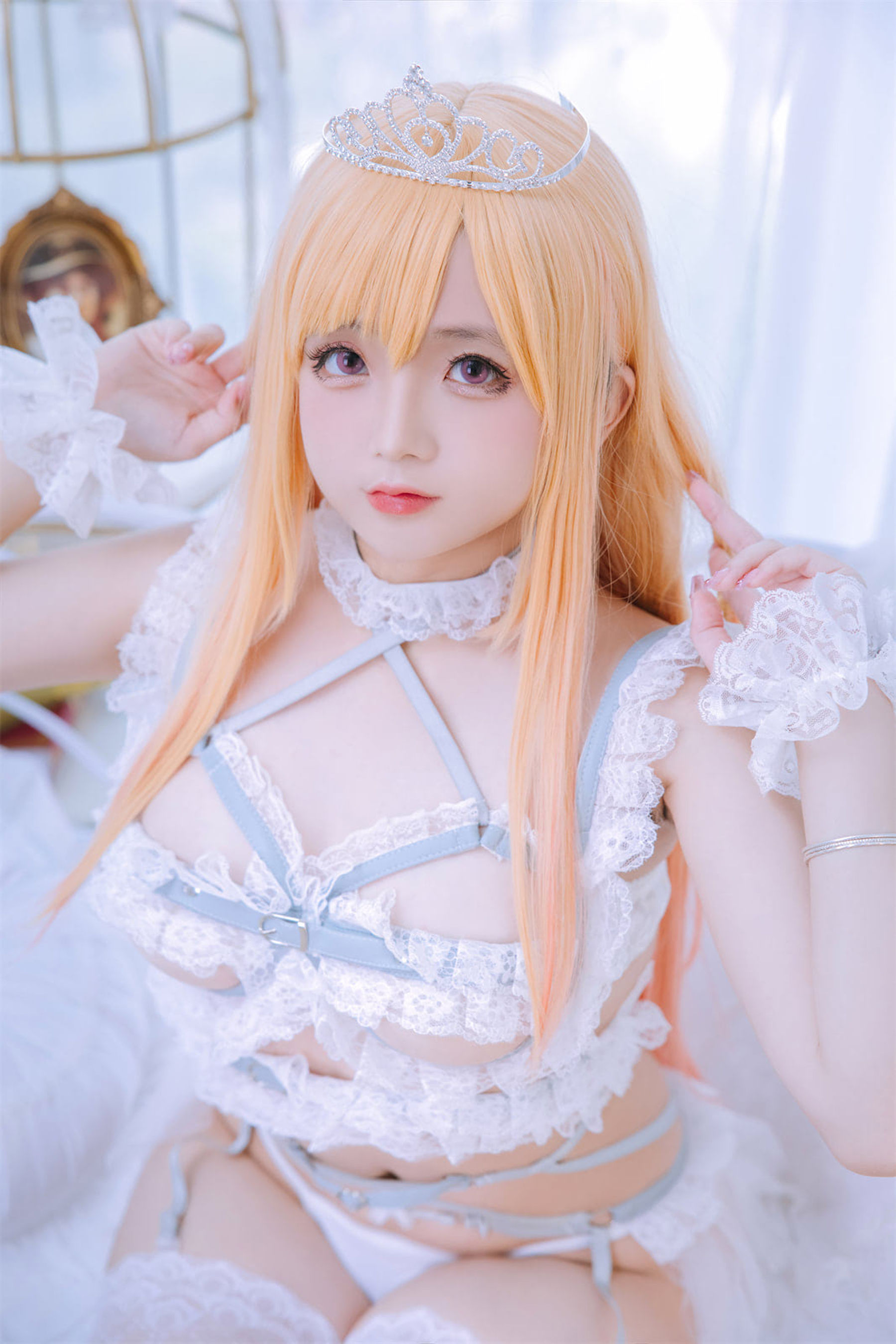 图片[9]-[福利COS] Cosplay日奈娇 – 喜多川海梦 花嫁-秀臀网-高品质图集网