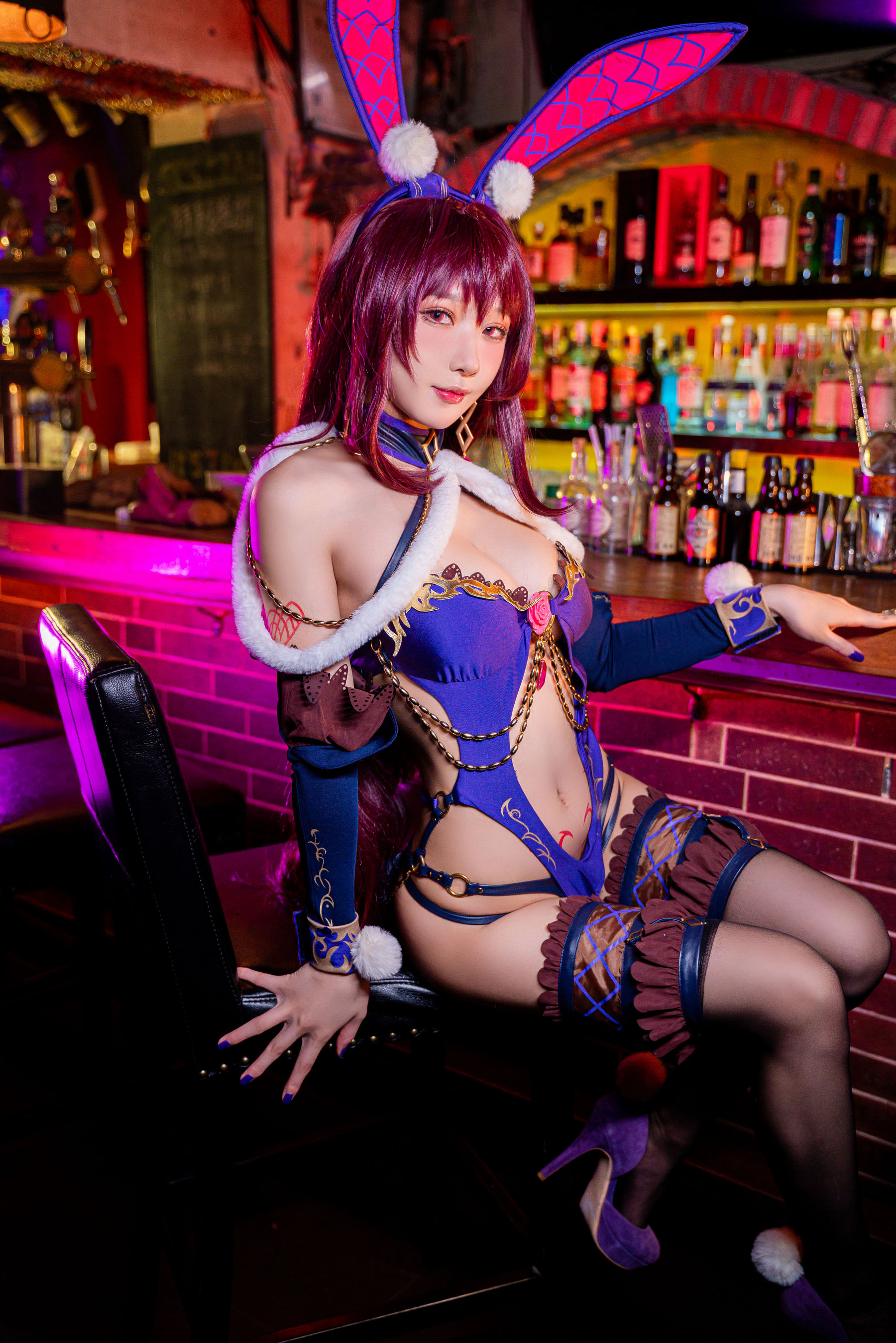 图片[9]-[网红COSER写真] 动漫博主阿包也是兔娘 – 斯卡哈兔女郎-秀臀网-高品质图集网