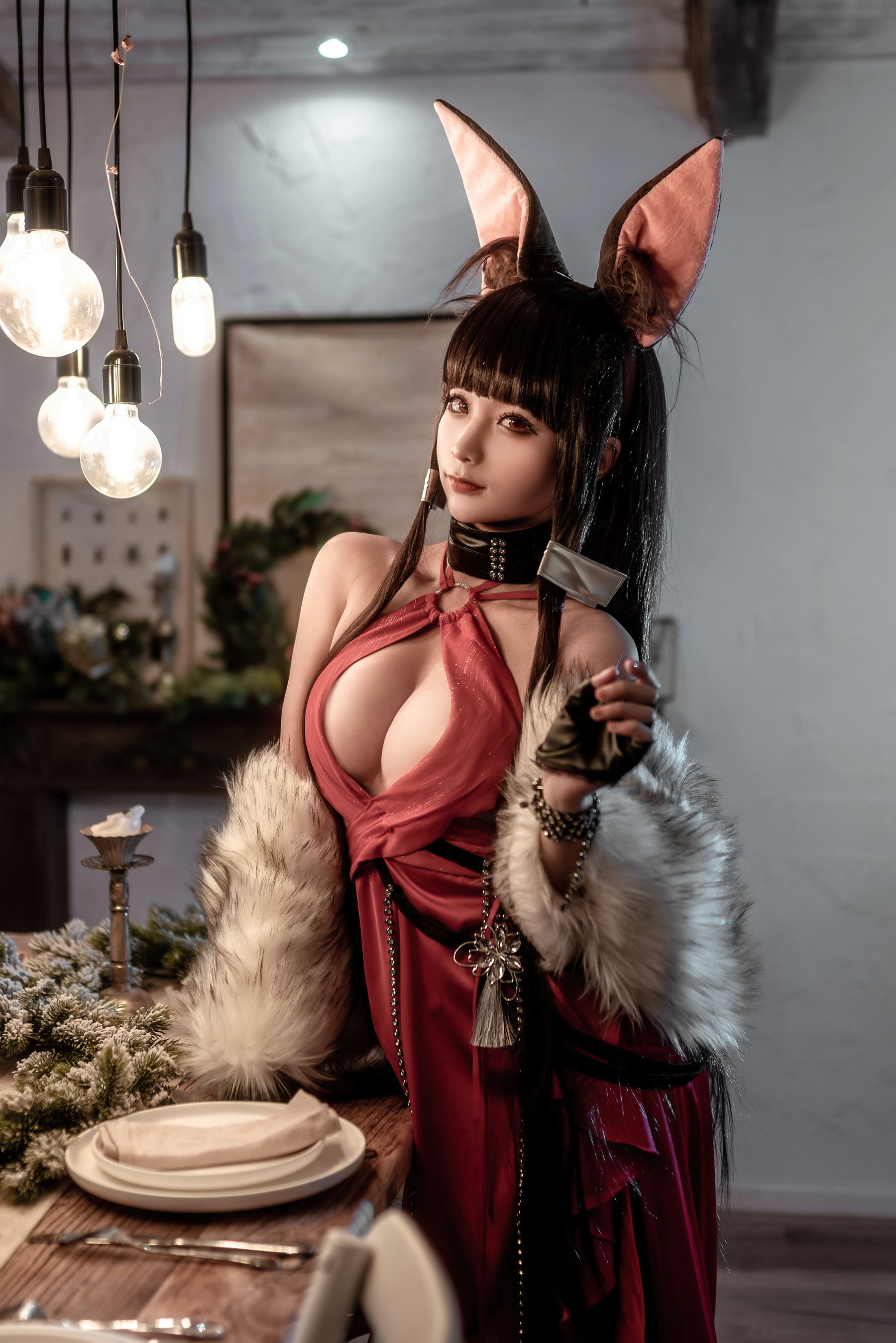 图片[5]-动漫博主蠢沫沫 – Akagi Ruby-Laced Beauty (Azur Lane)-蕾丝百合网-美图分享,Cosplay美图,私房写真,套图下载