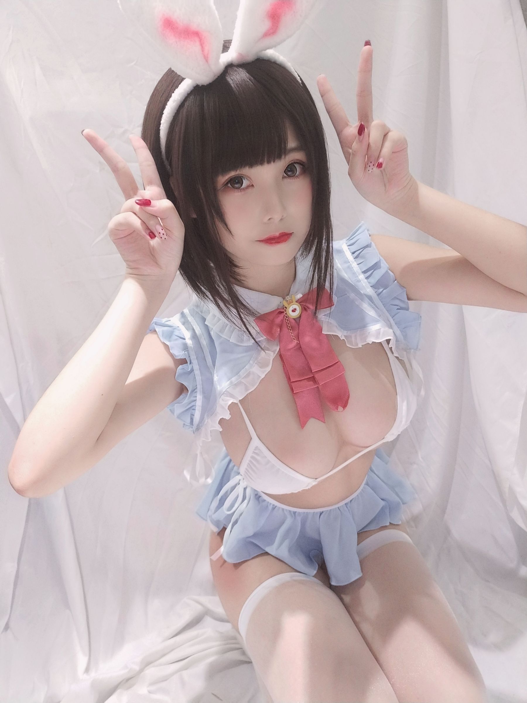 图片[7]-[Cosplay写真] 萌系小姐姐蜜汁猫裘 – 小白兔自拍-秀臀网-高品质图集网