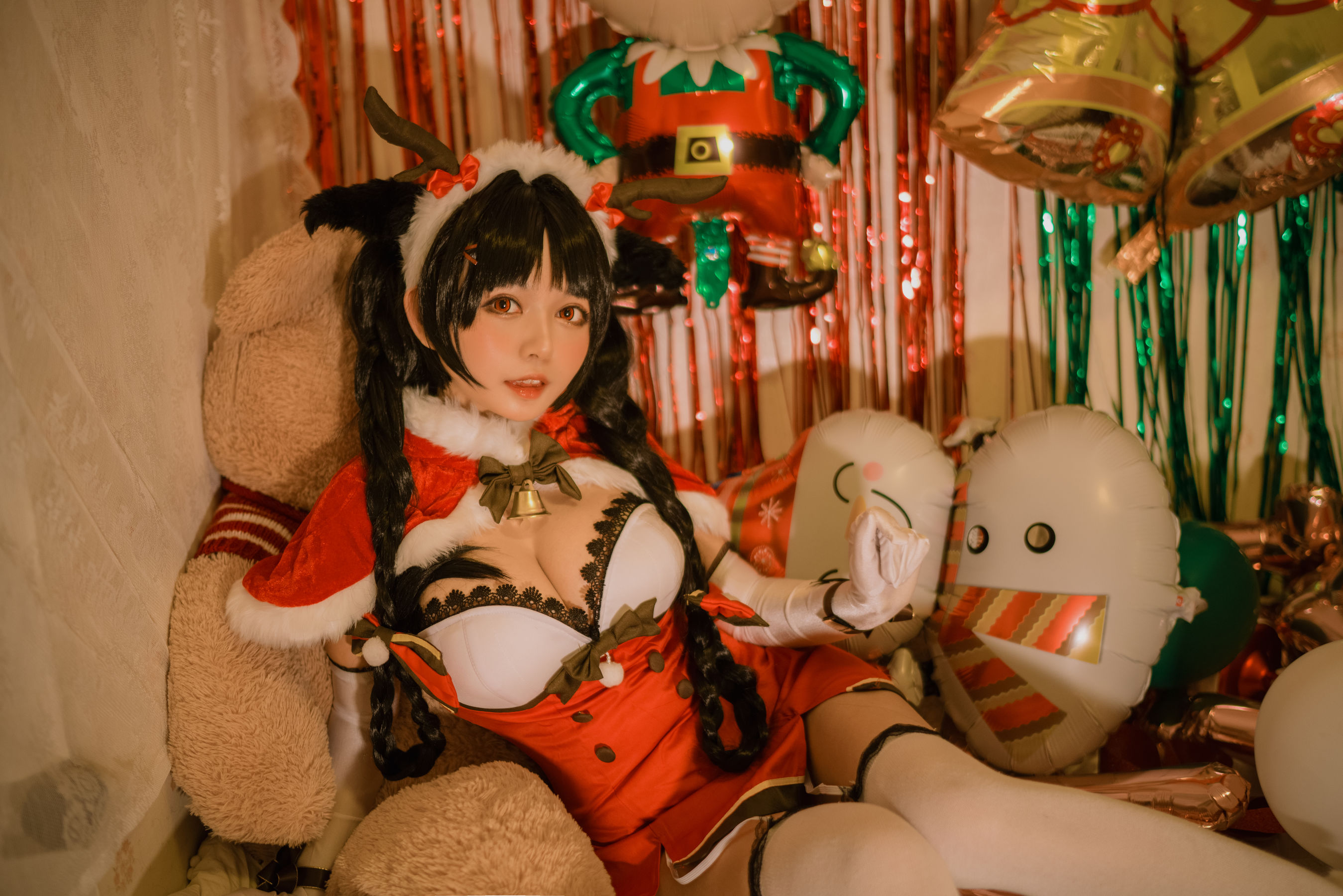 图片[7]-[COS福利] 大眼萌妹黑猫猫OvO – 大潮圣诞-秀臀网-高品质图集网