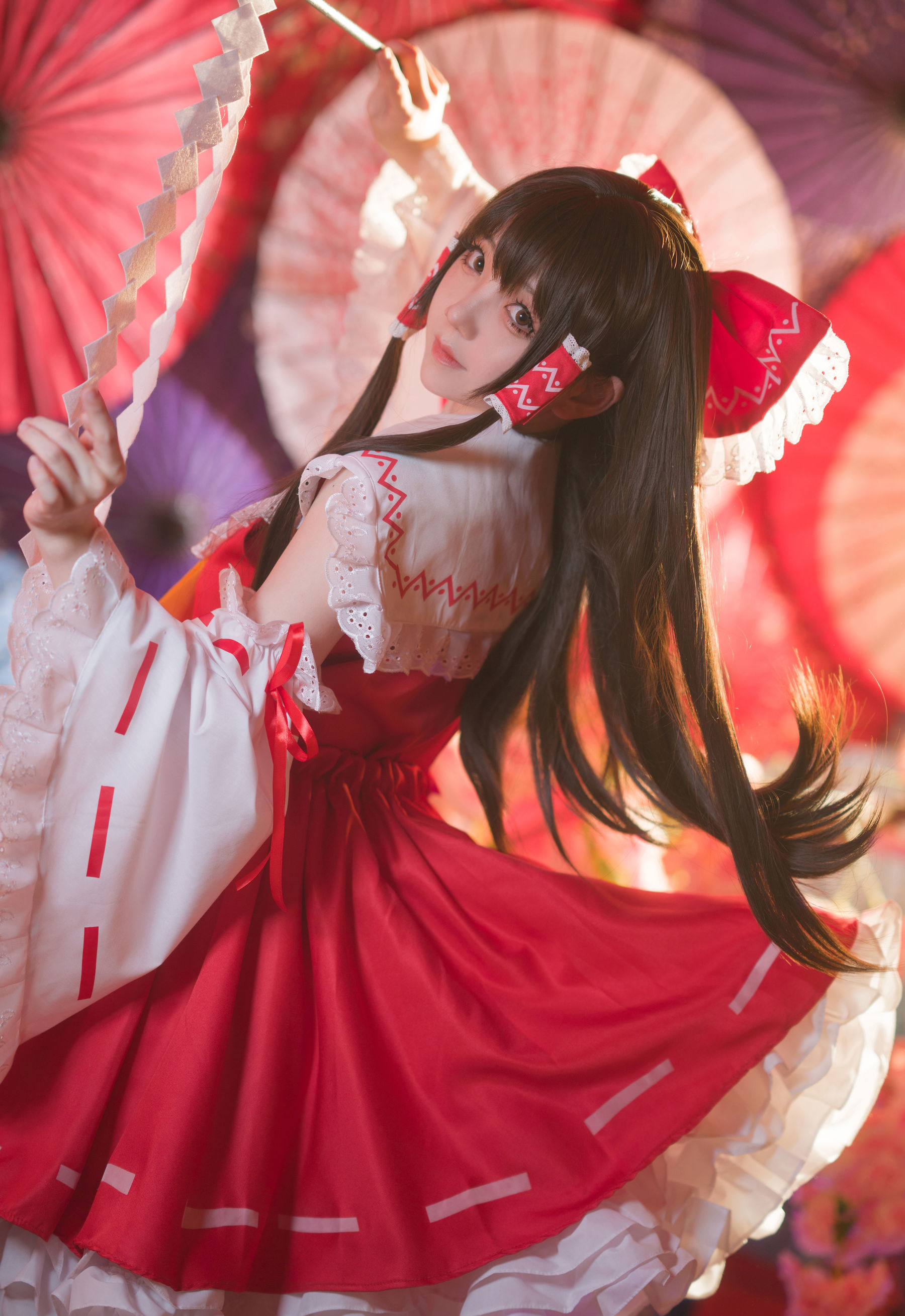 图片[2]-[福利COS] 楚楚子w – 博丽灵梦-蕾丝百合网-美图分享,Cosplay美图,私房写真,套图下载
