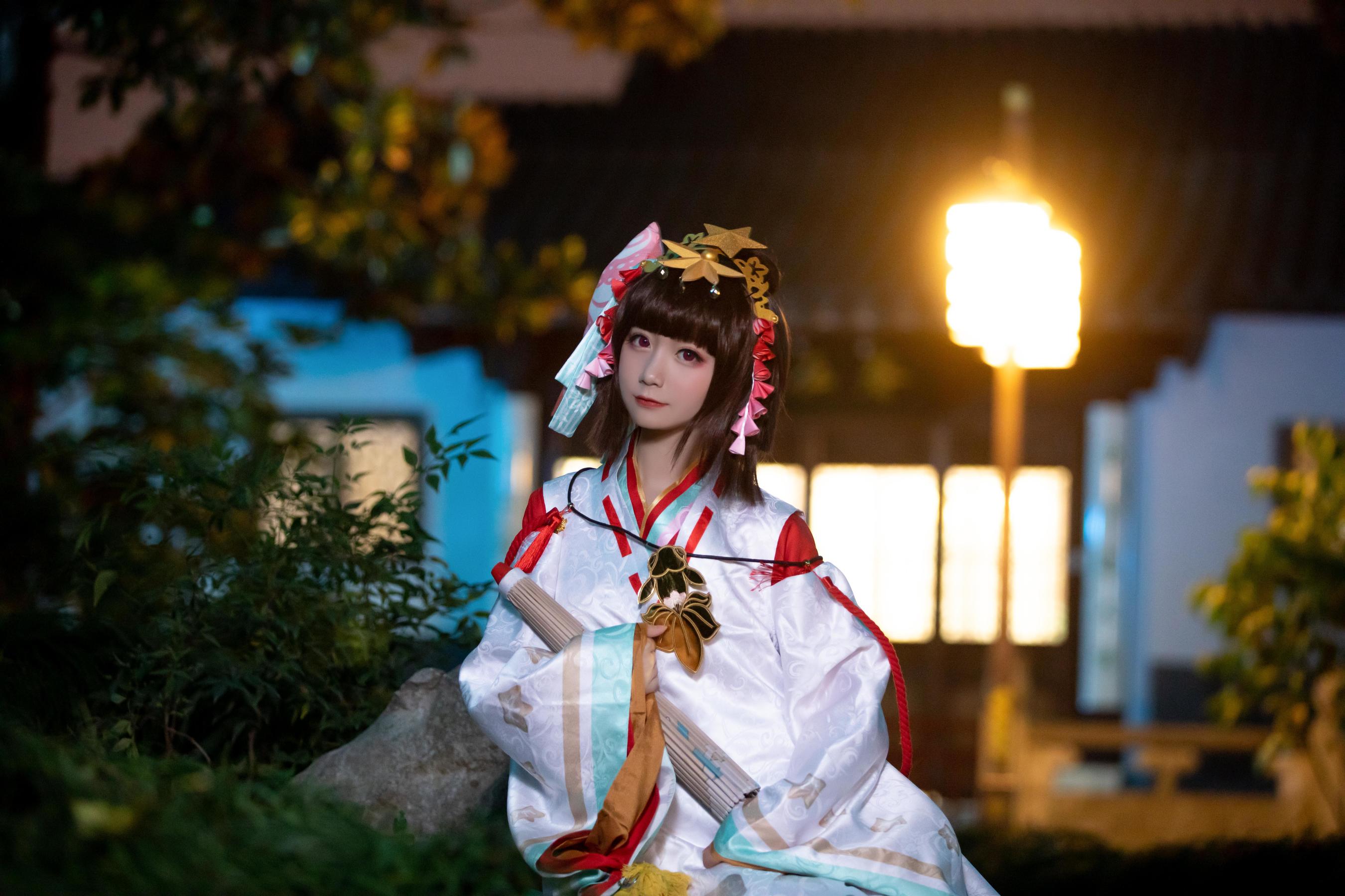 图片[8]-[Cosplay写真] 动漫博主弦音sic – 阴阳师 神乐-秀臀网-高品质图集网