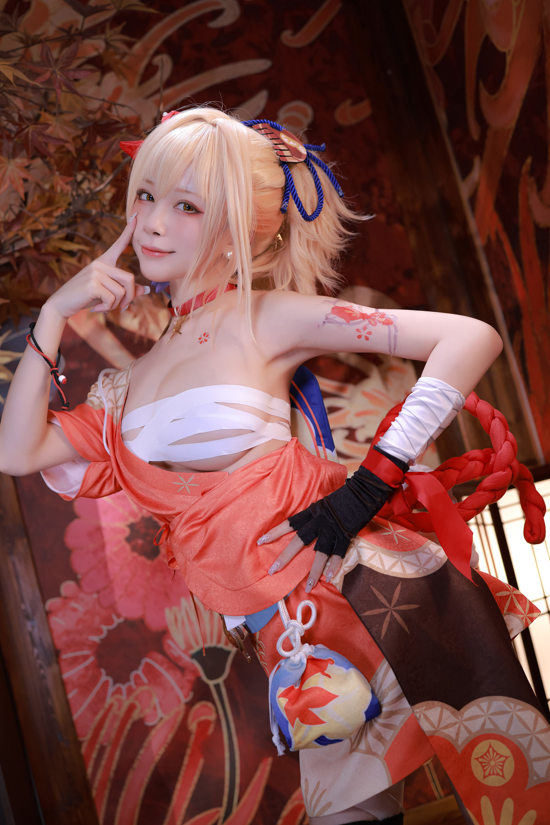 [福利COS] 动漫博主水淼aqua – 宵宫-蕾丝百合网-美图分享,Cosplay美图,私房写真,套图下载