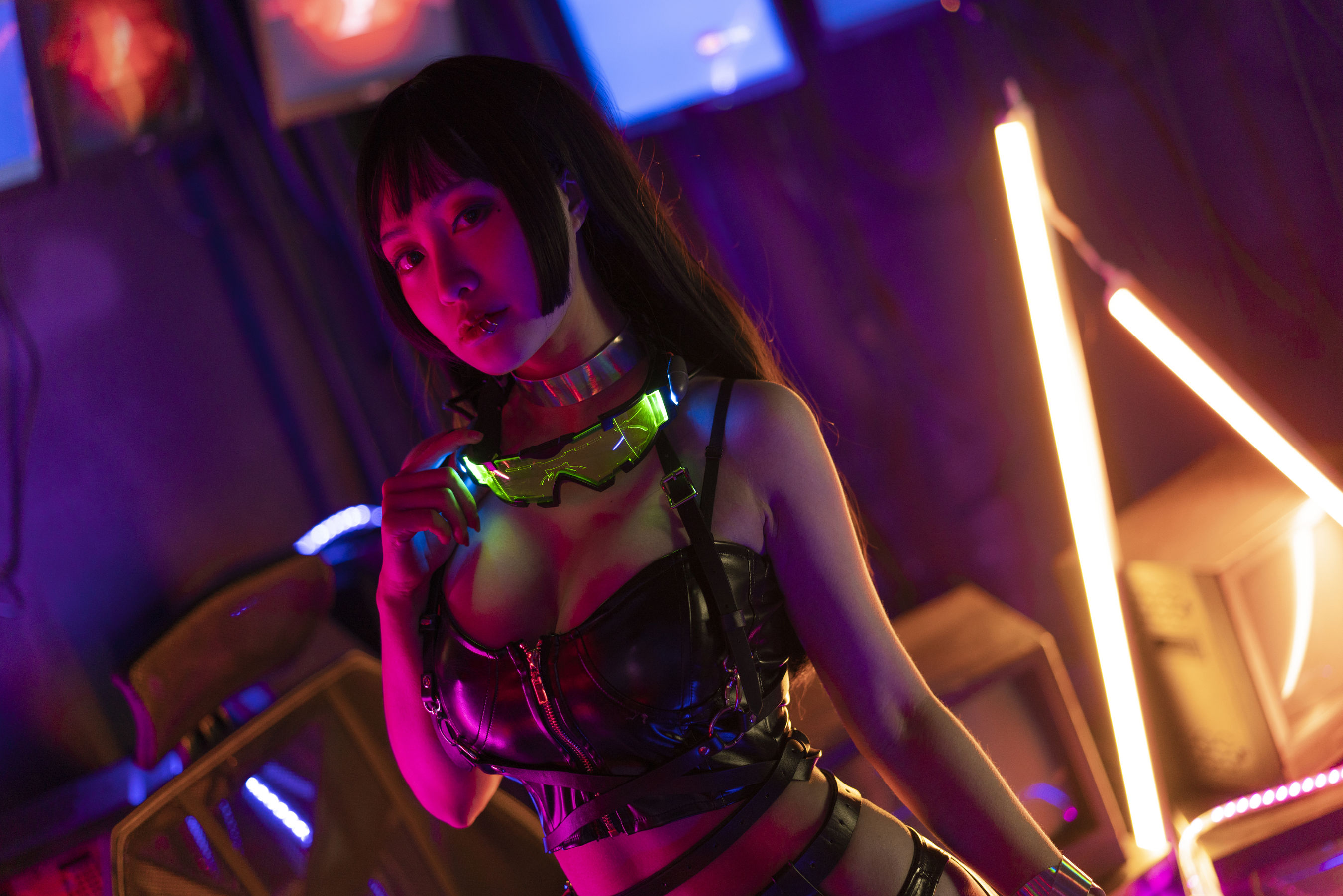 图片[2]-[网红COSER写真] 动漫博主脱尾巴Mizuki – 赛博朋克-蕾丝百合网-美图分享,Cosplay美图,私房写真,套图下载