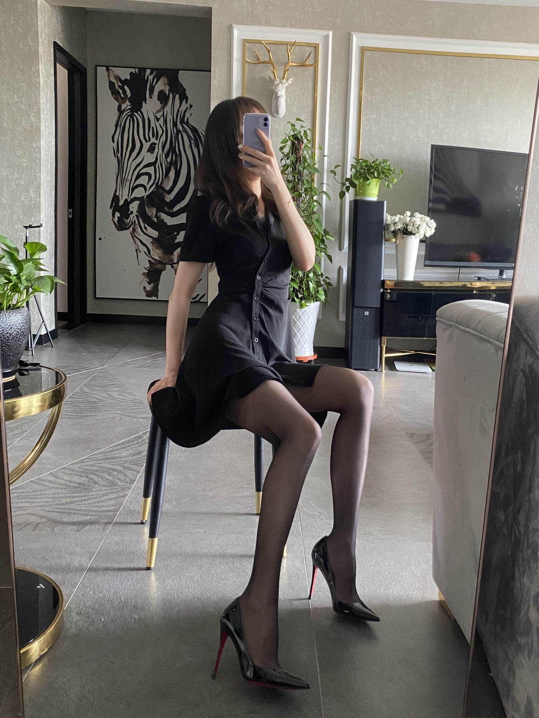 图片[8]-[福利COS] 丝足博主麋鹿_Monroe 2020.08.27 黑丝梦想-秀臀网-高品质图集网