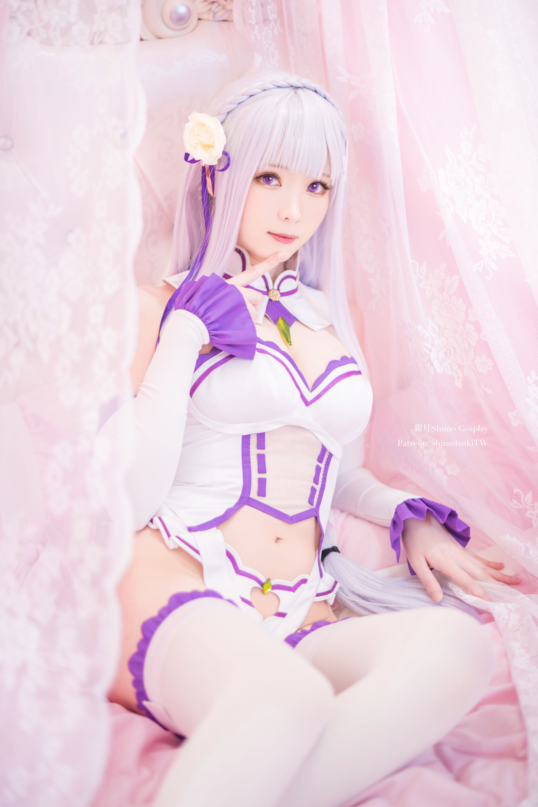图片[4]-[COS福利] 微博妹纸霜月shimo – 艾米莉亚-蕾丝百合网-美图分享,Cosplay美图,私房写真,套图下载