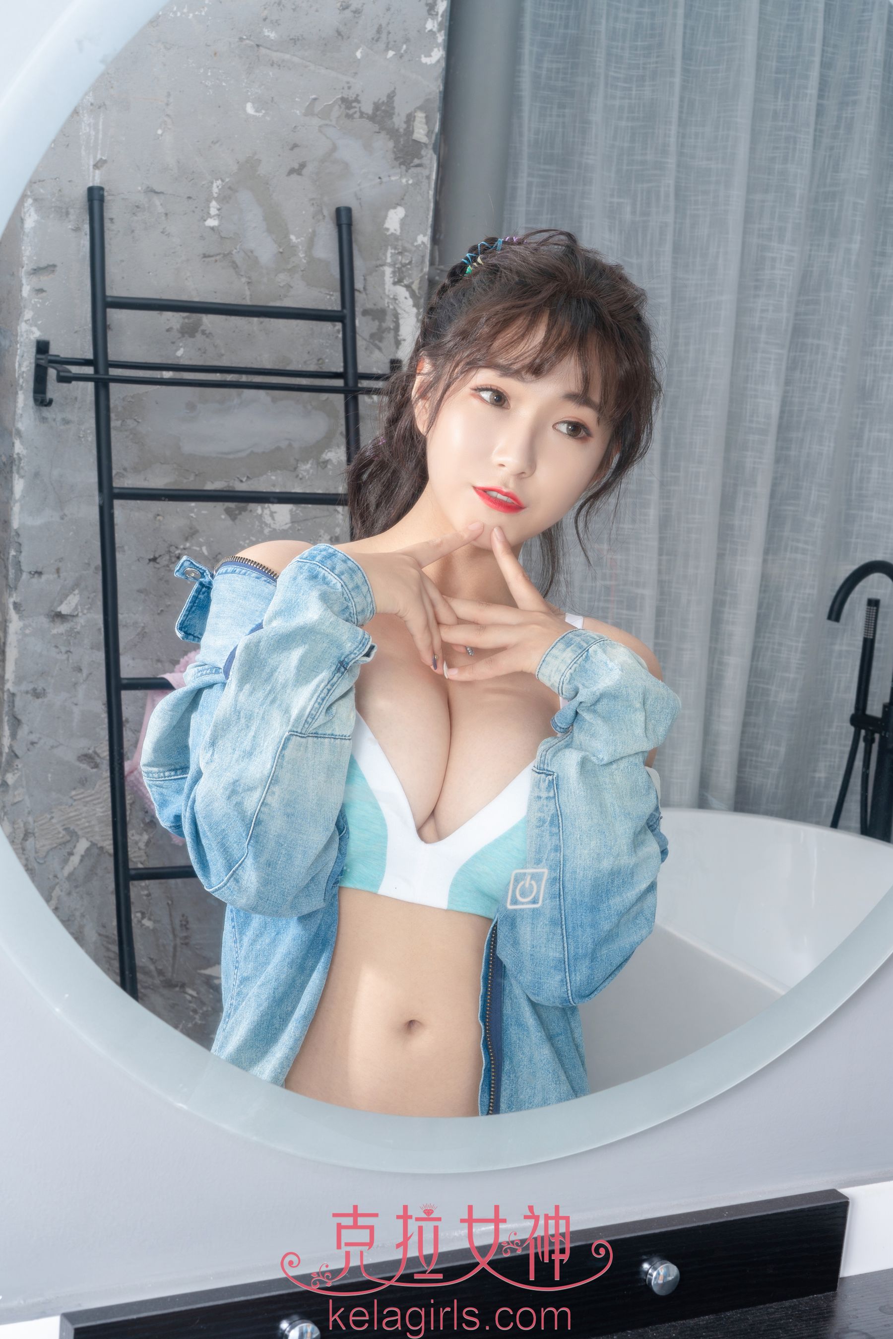 图片[8]-[克拉女神Kelagirls] YOYO 牛仔很“牛”-秀臀网-高品质图集网