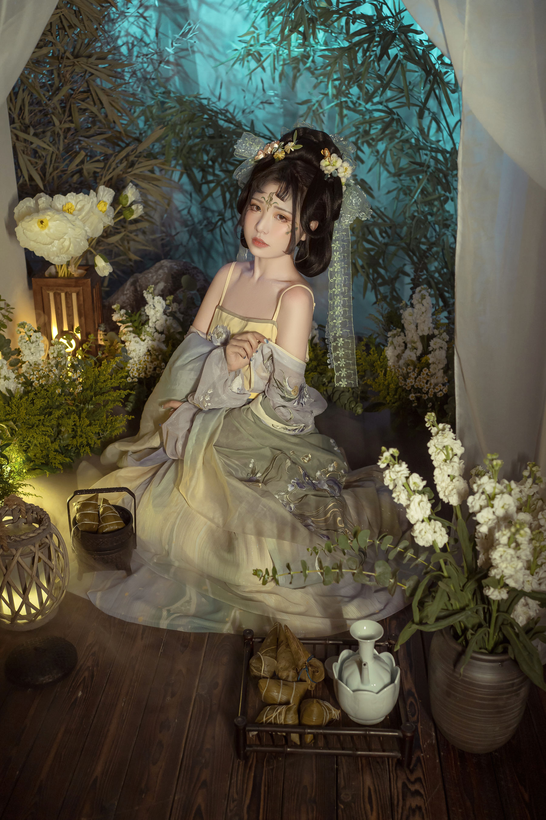 图片[8]-[福利COS] 爆机少女喵小吉 – 浣溪沙.端午-秀臀网-高品质图集网