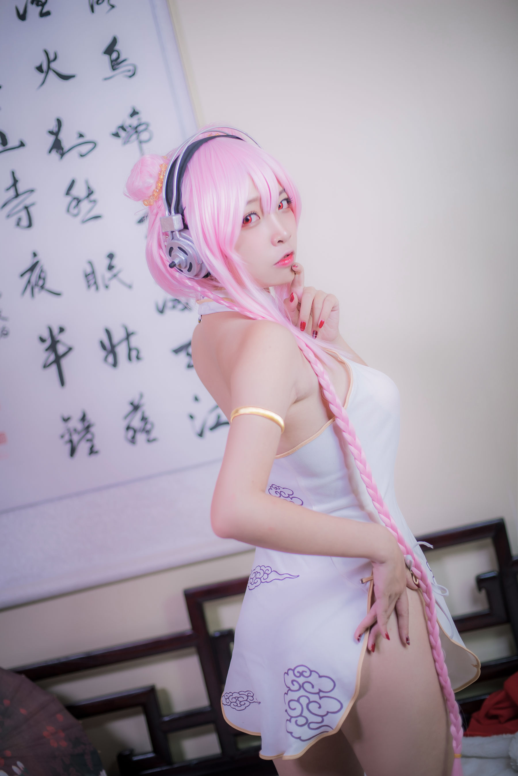 图片[9]-[Cosplay写真] 人气Coser二佐Nisa – 索尼子旗袍-秀臀网-高品质图集网
