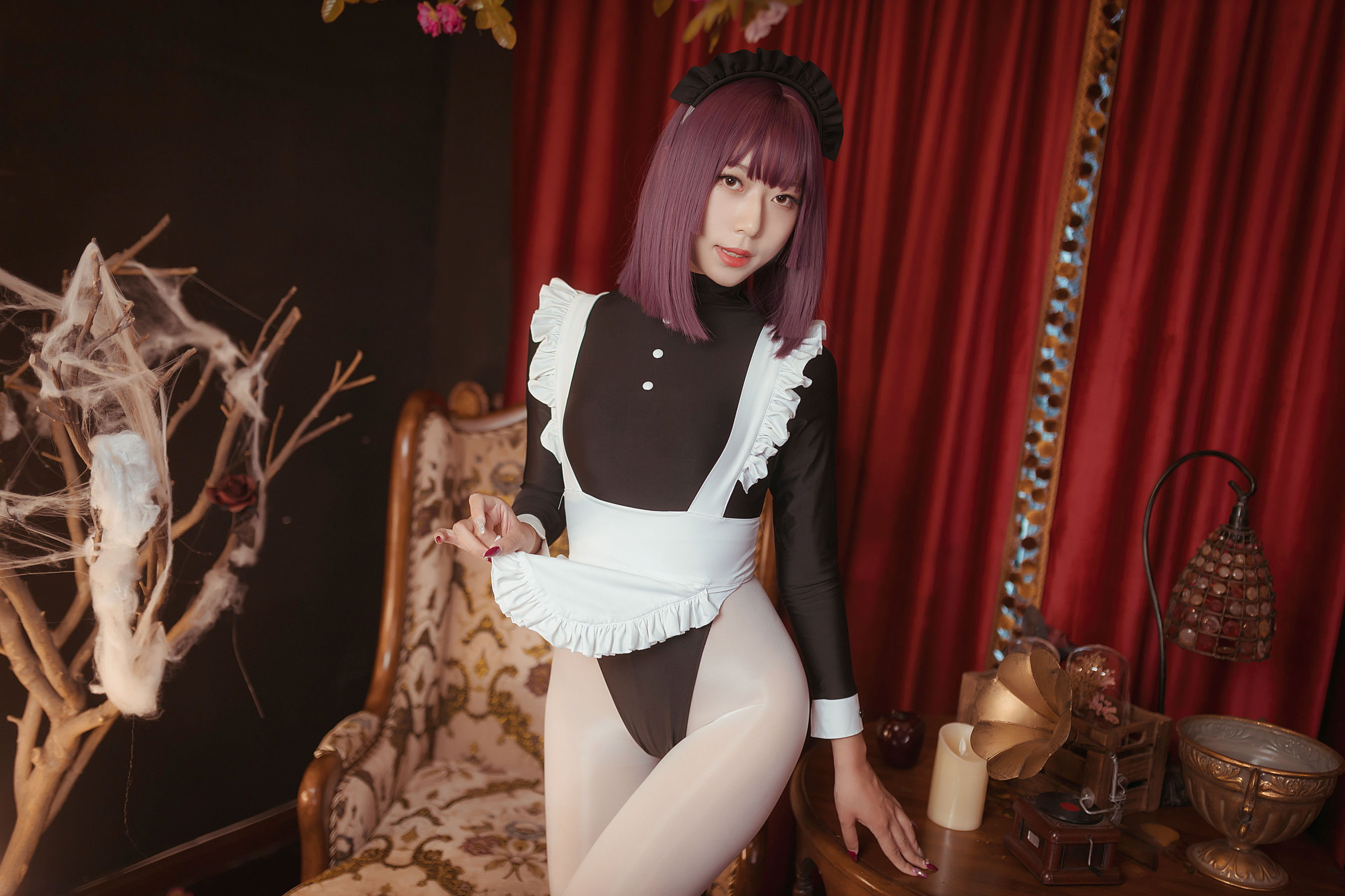 图片[3]-动漫博主Money冷冷 – 高叉女仆-蕾丝百合网-美图分享,Cosplay美图,私房写真,套图下载
