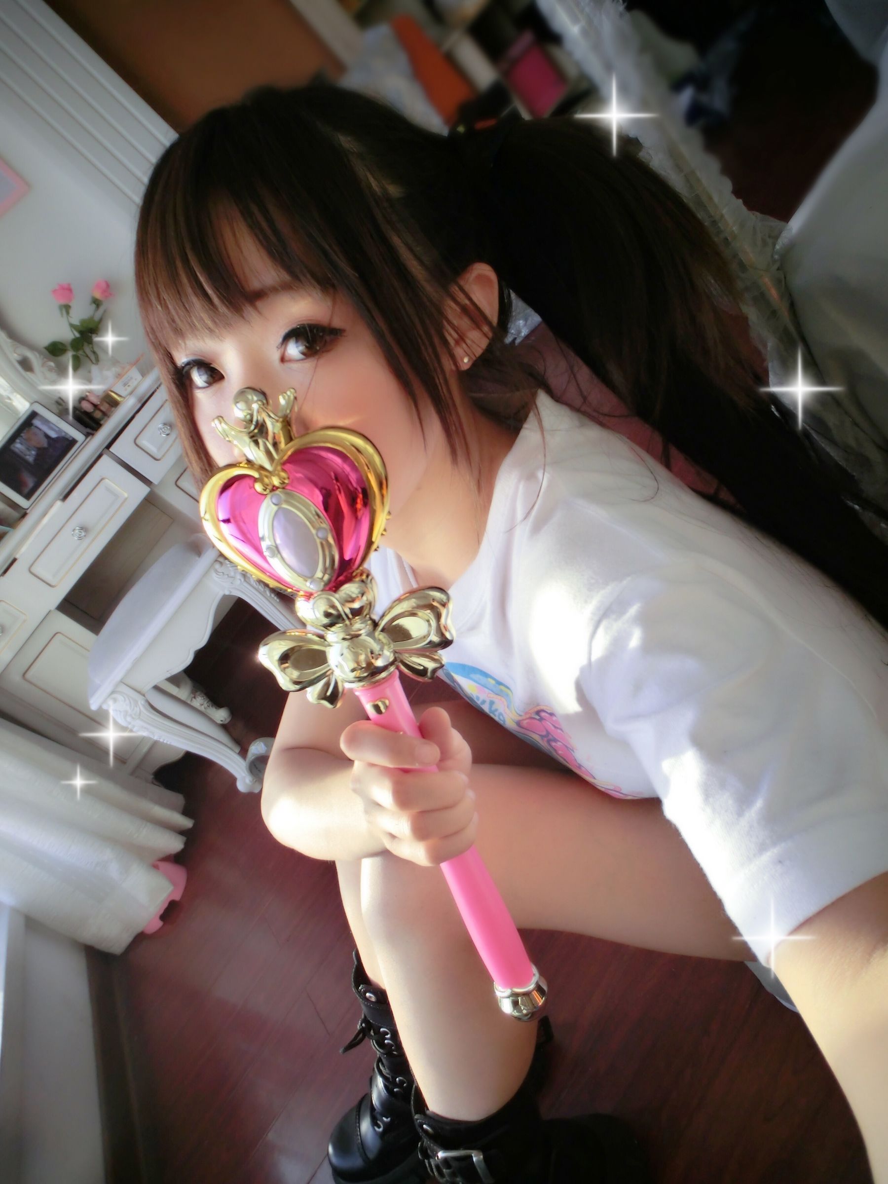 图片[7]-萌妹子Coser摇摇乐yoyo 魔法少女-秀臀网-高品质图集网