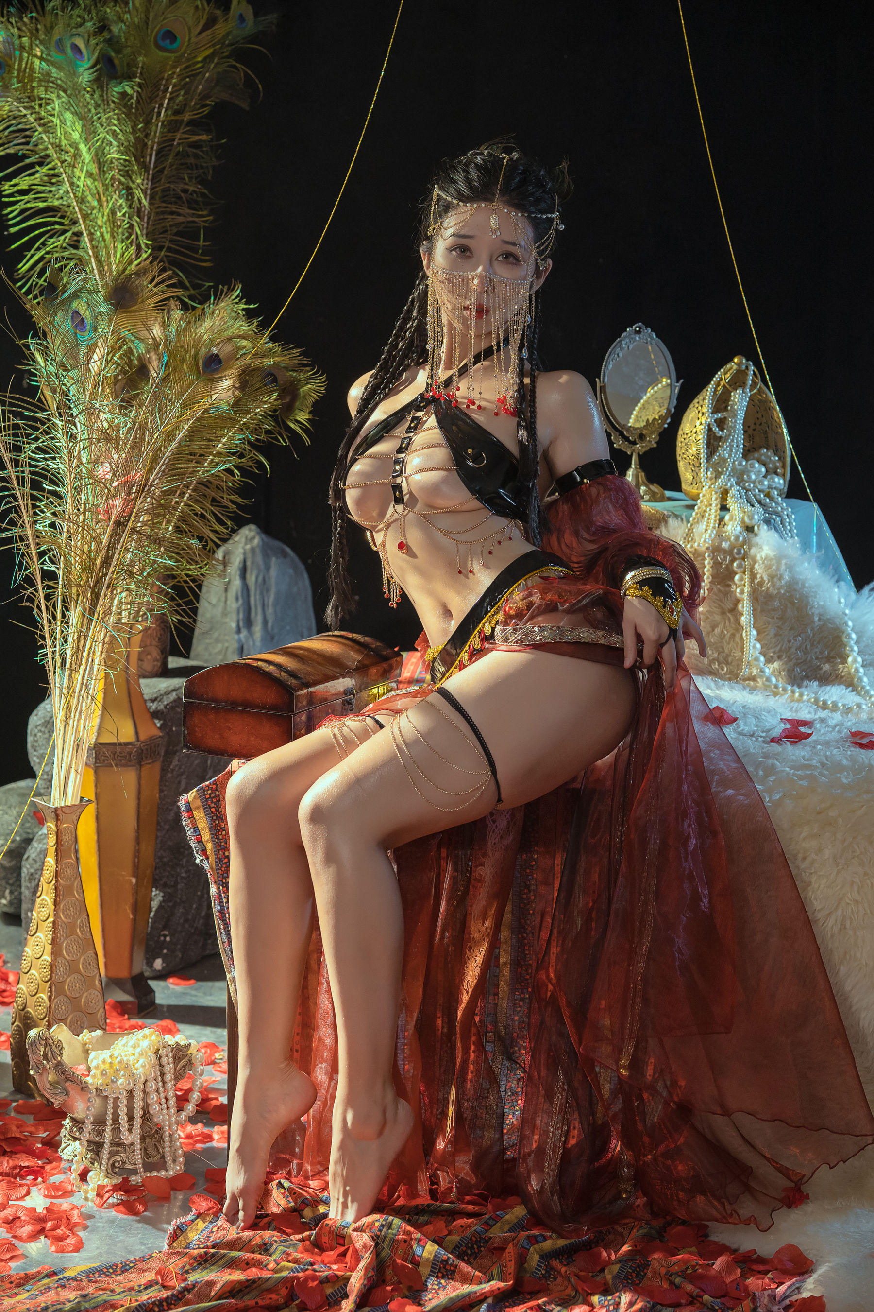 图片[5]-[福利COS] 云溪溪 – 深渊舞娘-秀臀网-高品质图集网