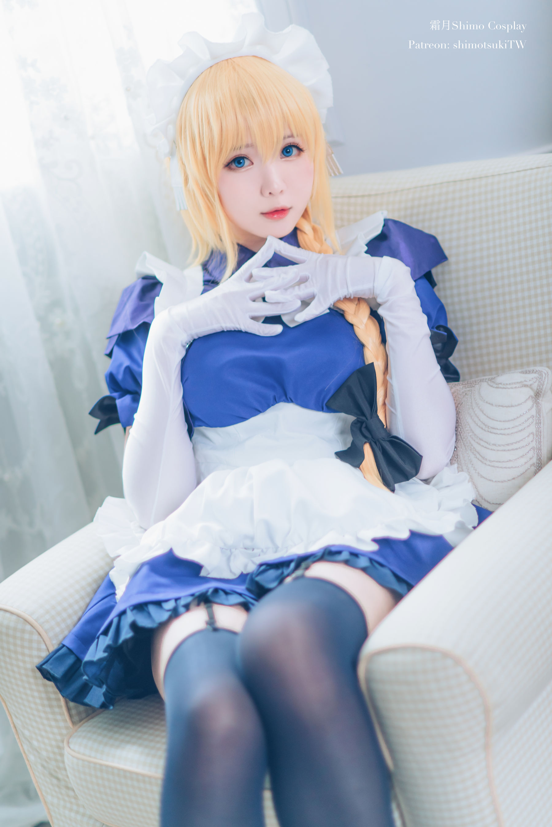 图片[3]-[网红COSER写真] 微博妹纸霜月shimo – 贞德-蕾丝百合网-美图分享,Cosplay美图,私房写真,套图下载