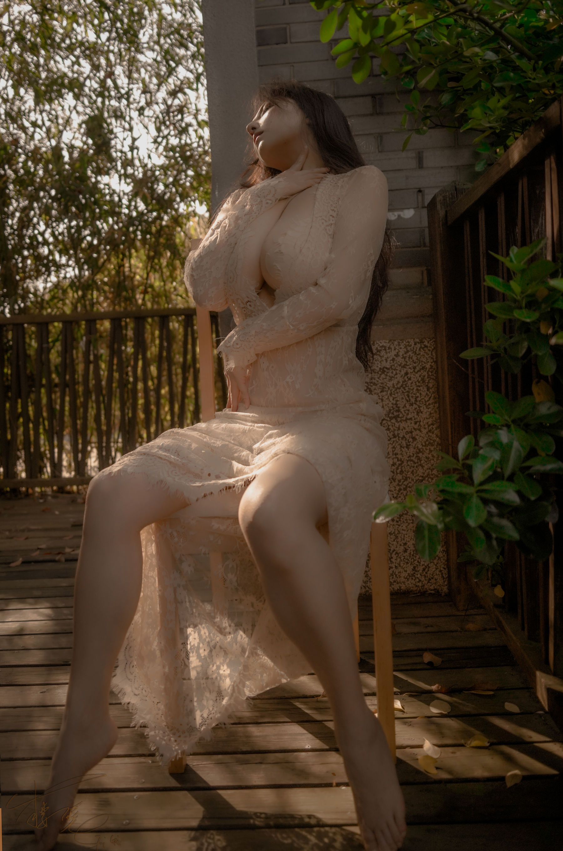 图片[1]-[福利COS] 网络红人樱晚gigi – 听日落时-秀臀网-高品质图集网