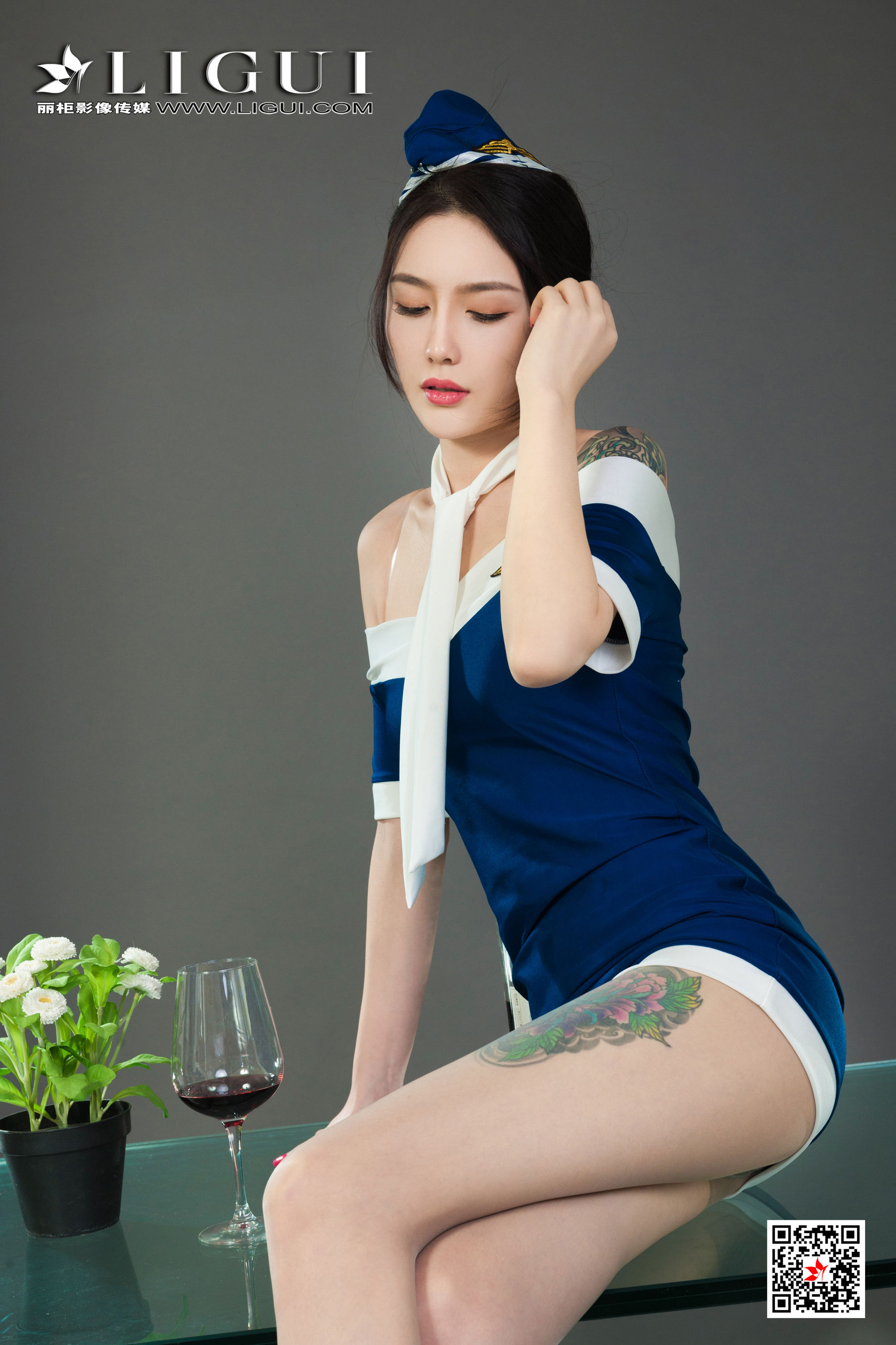 图片[6]-[丽柜Ligui] Model 甜甜 《醉酒香莲》-秀臀网-高品质图集网