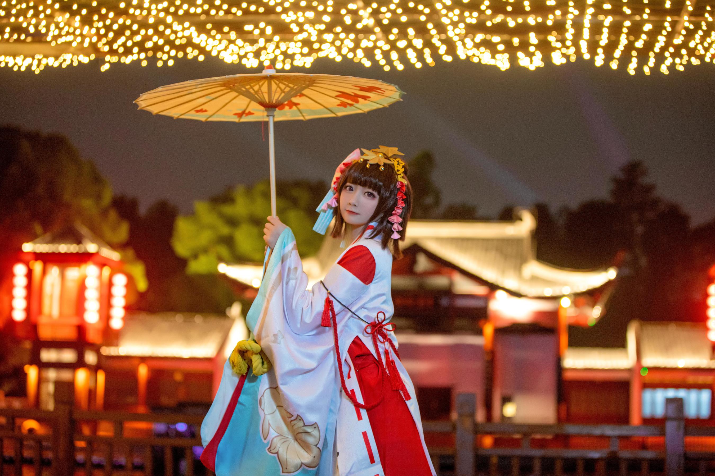 图片[5]-[Cosplay写真] 动漫博主弦音sic – 阴阳师 神乐-蕾丝百合网-美图分享,Cosplay美图,私房写真,套图下载