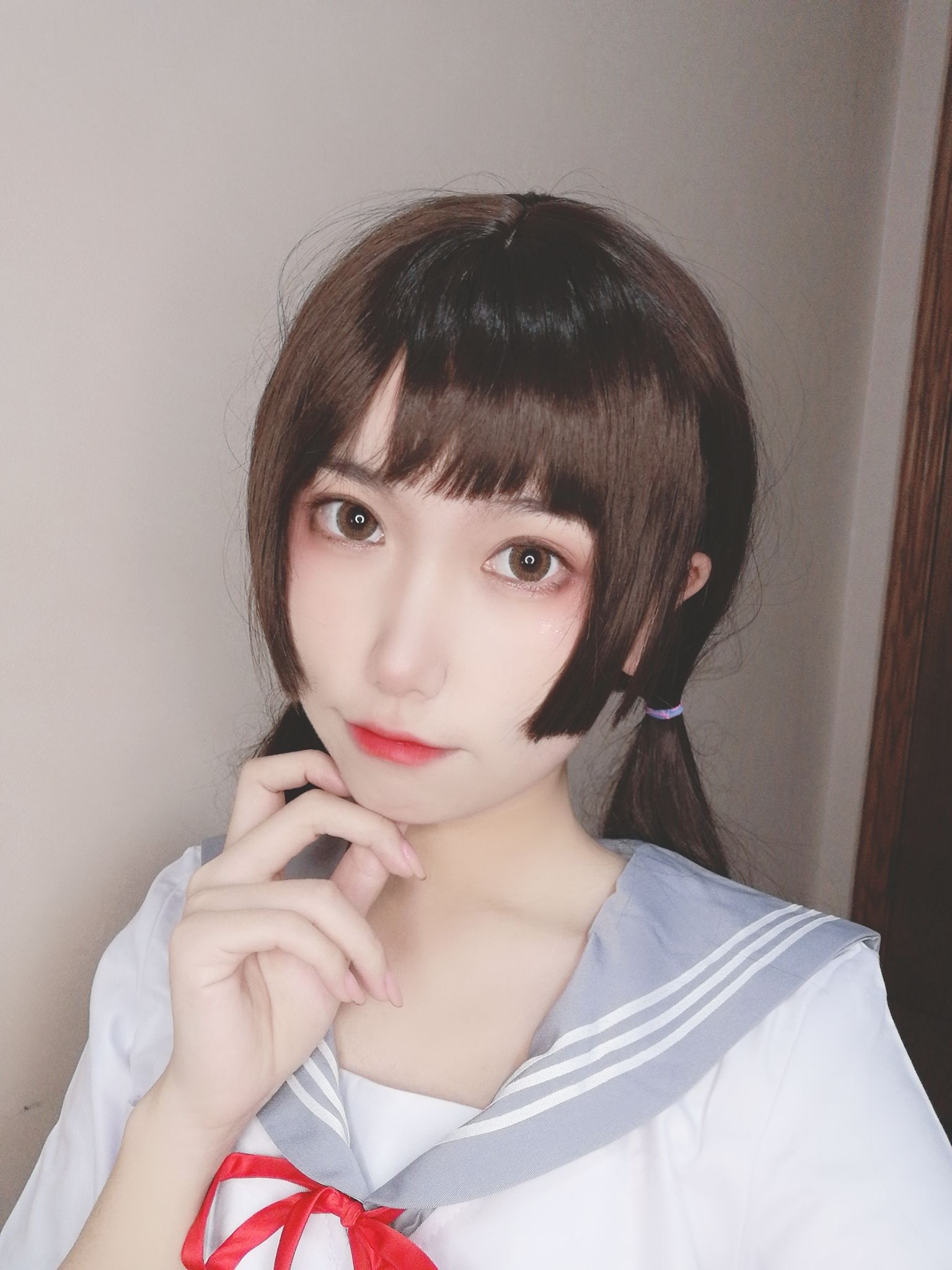 [Cosplay写真] 芋圆侑子SJ_ – 白丝jk-蕾丝百合网-美图分享,Cosplay美图,私房写真,套图下载