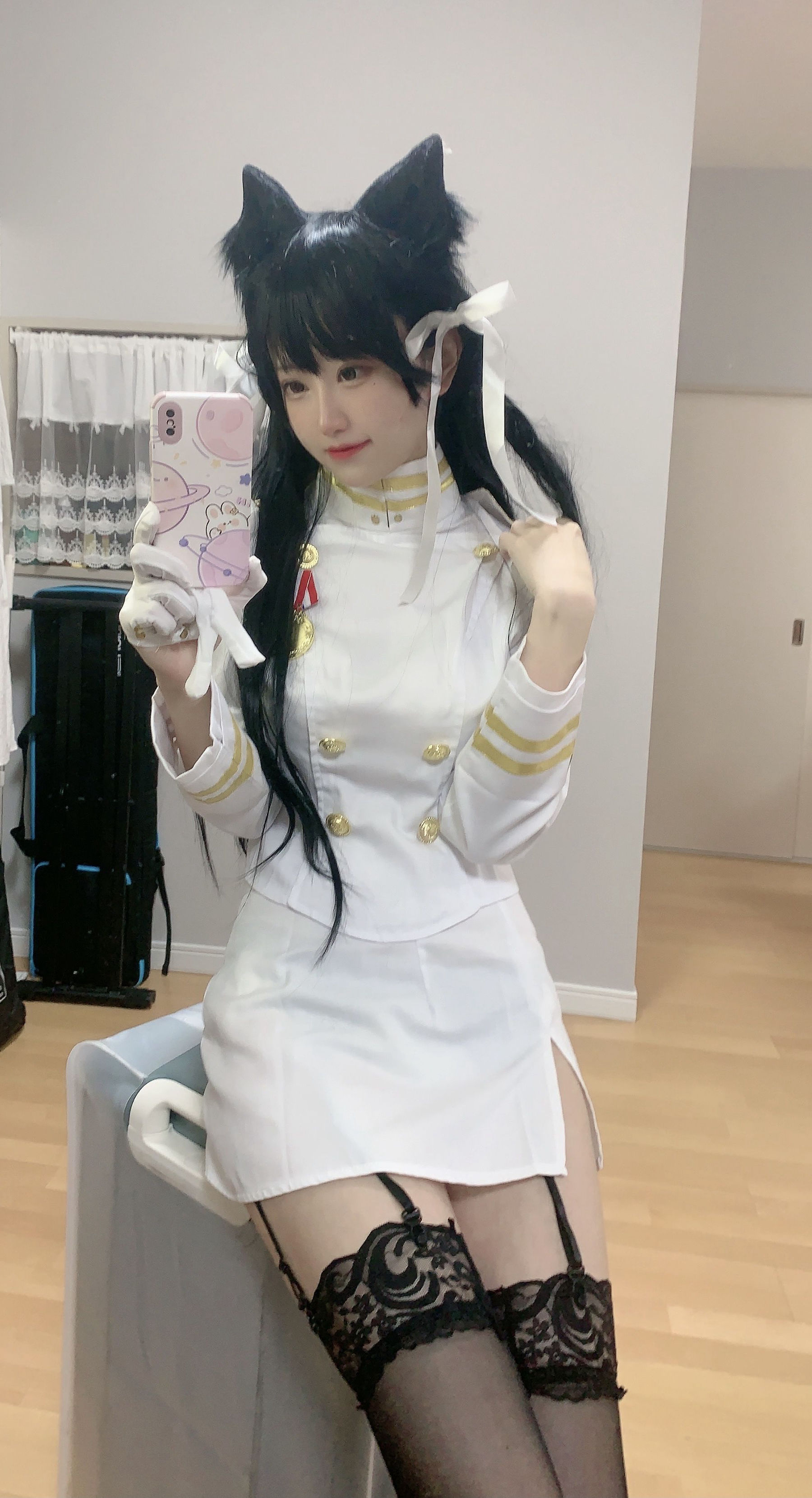 [福利COS] 千阳(ちよ) – 爱宕cos-蕾丝百合网-美图分享,Cosplay美图,私房写真,套图下载