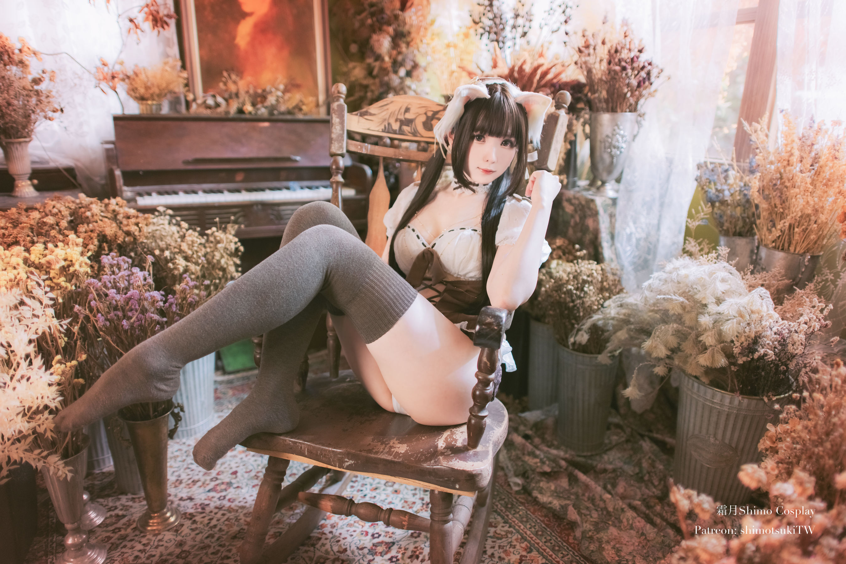 [COS福利] 微博妹纸霜月shimo – 私服-蕾丝百合网-美图分享,Cosplay美图,私房写真,套图下载